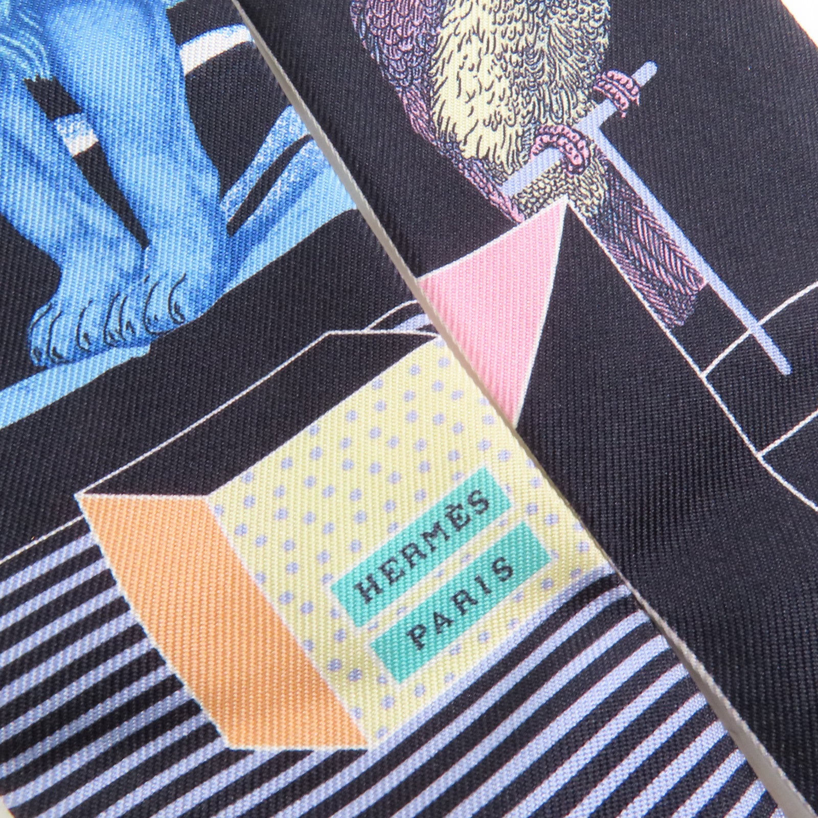 HERMES 絲質Twilly絲巾