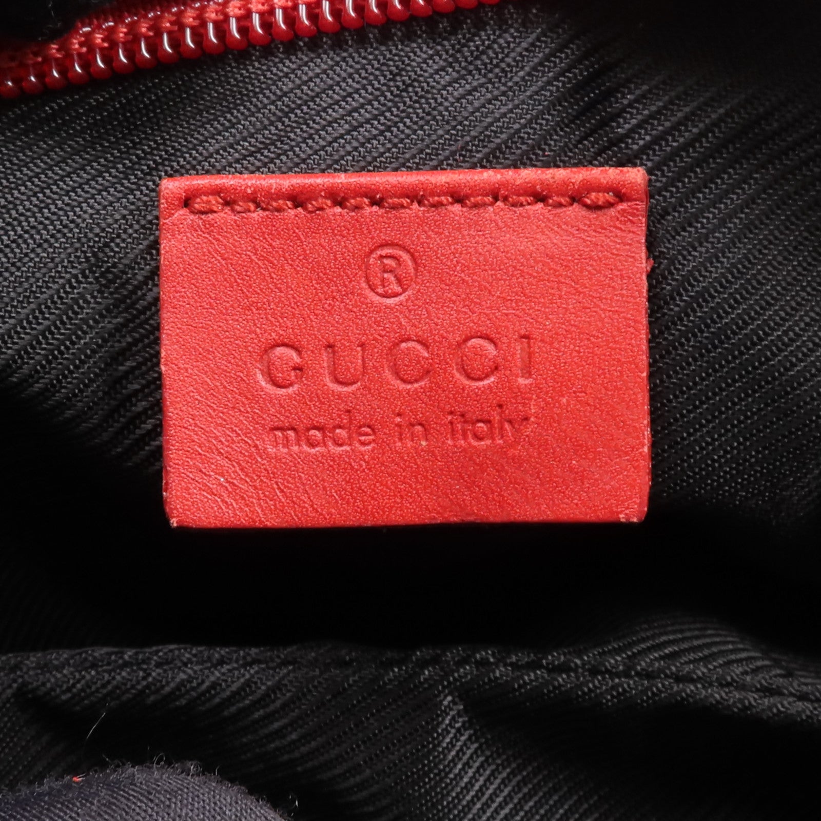 GUCCI 帆布Cosmetic Pouch金扣化妝袋