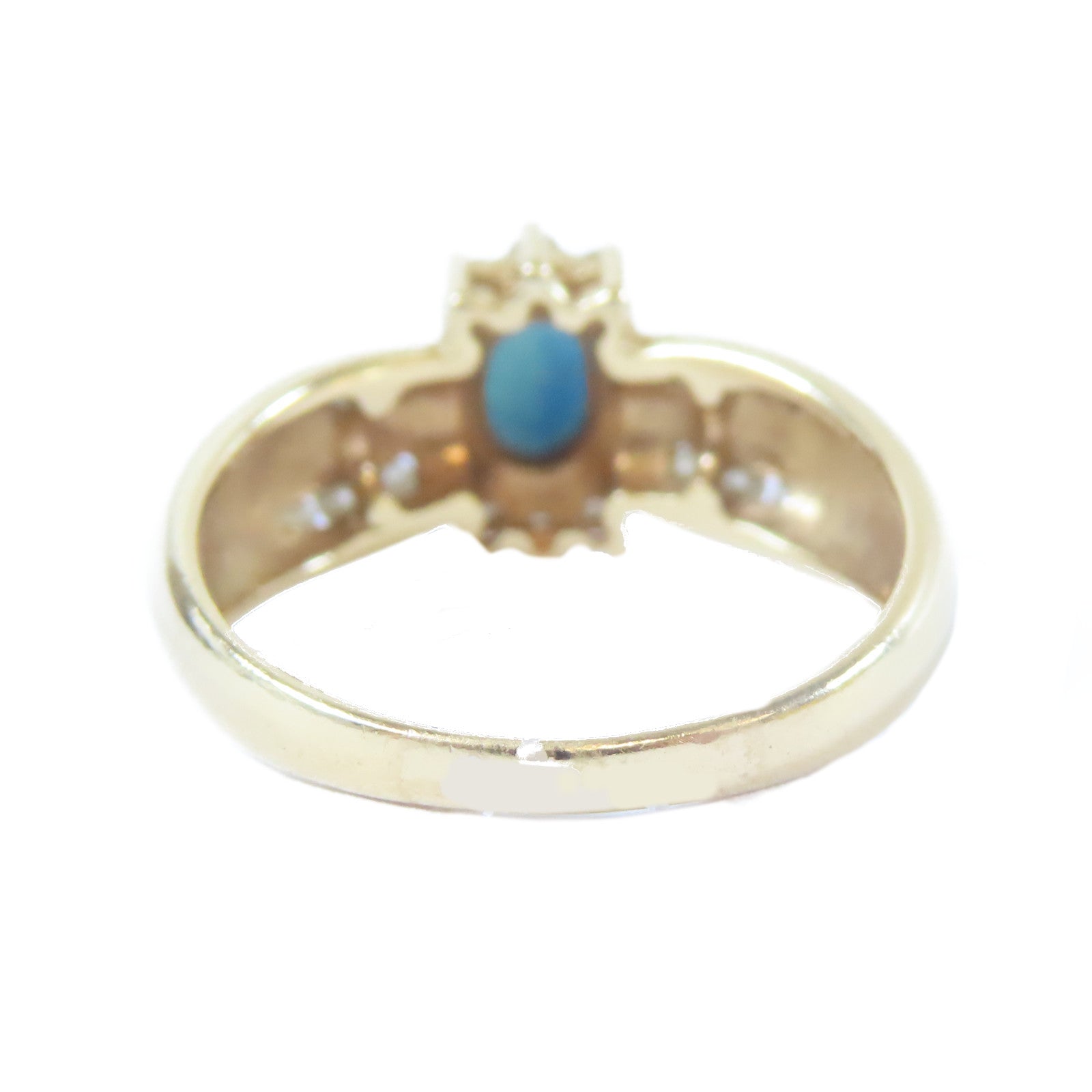 JEWELRY 【激減優惠】14K黃金Sapphire Ring藍寶石戒指US#6