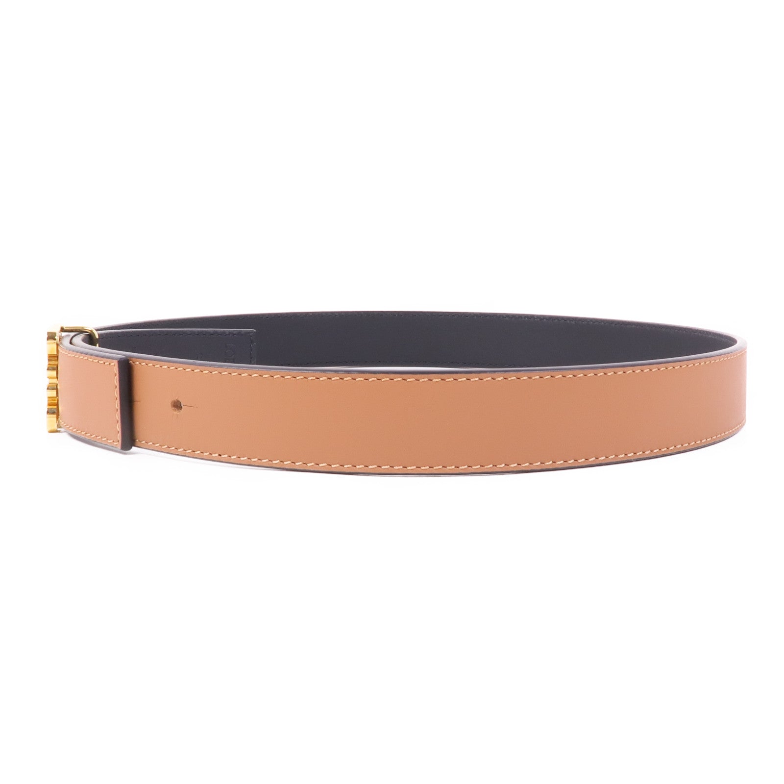 LOEWE 皮革Belt金扣皮帶