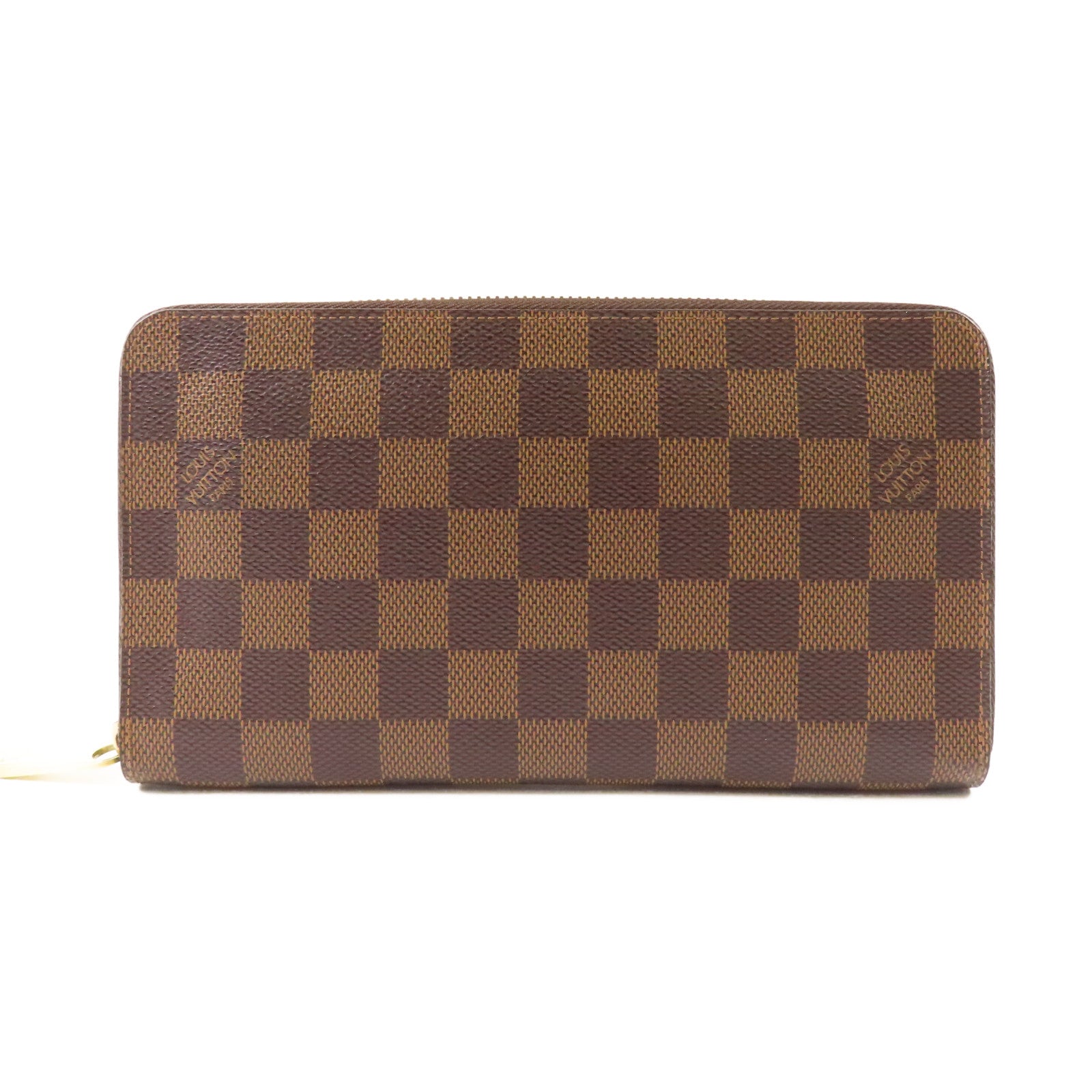 LOUIS VUITTON Damier Zippy Organizer金扣長錢包