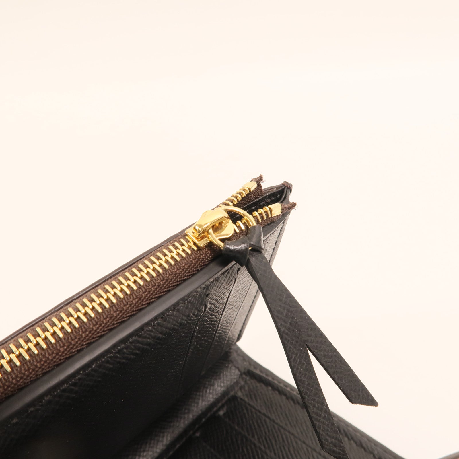 LOUIS VUITTON Monogram/Monogram Reverse Victorine Wallet金扣錢包棕色