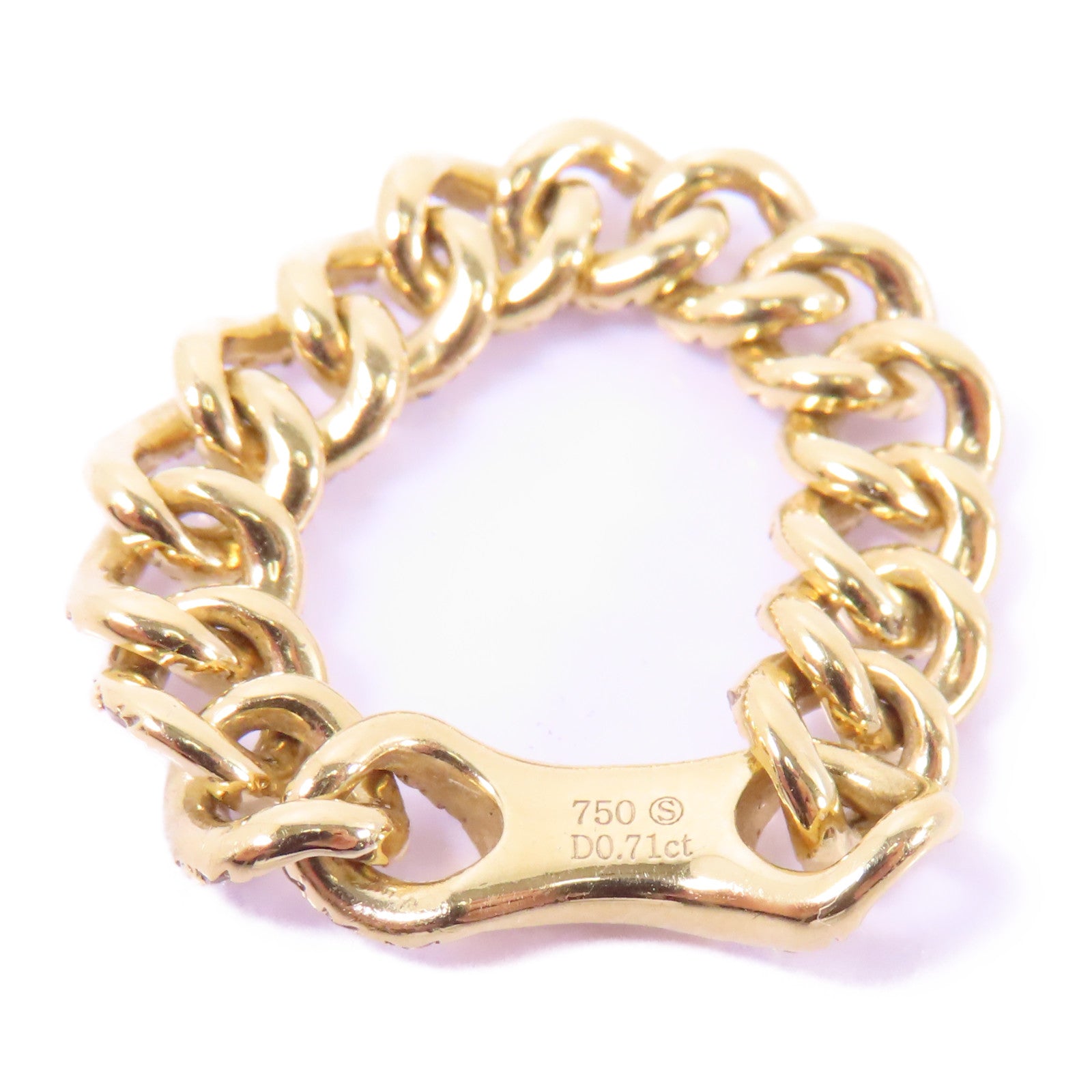 JEWELRY 18K黄金Diamond Ring 0.71ct鑽石戒指US#6.25