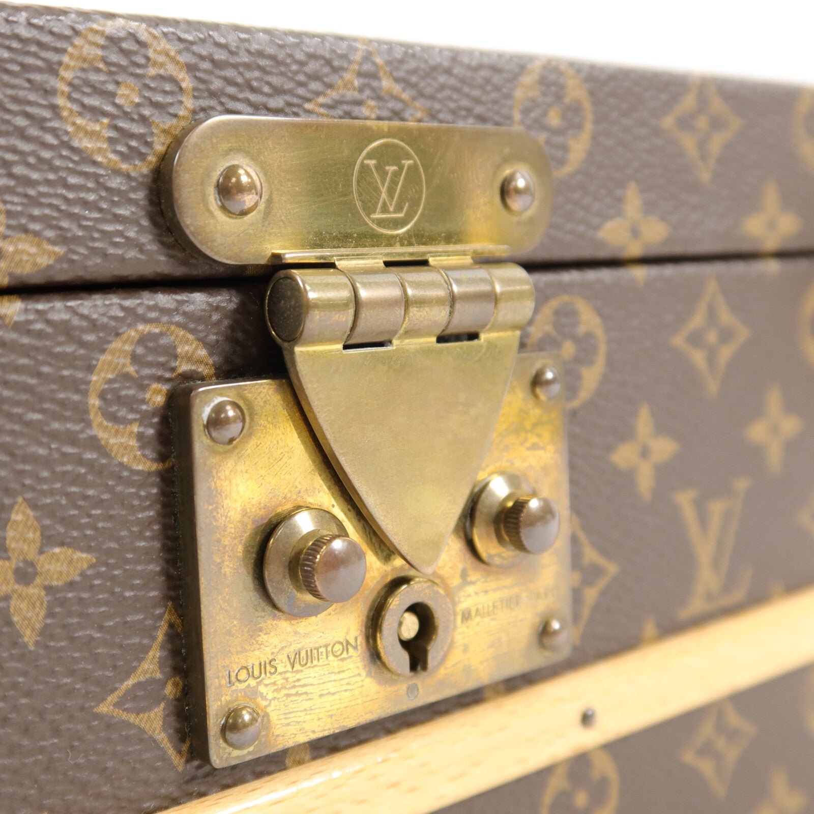 LOUIS VUITTON Monogram Malle Fleurs Travel Case