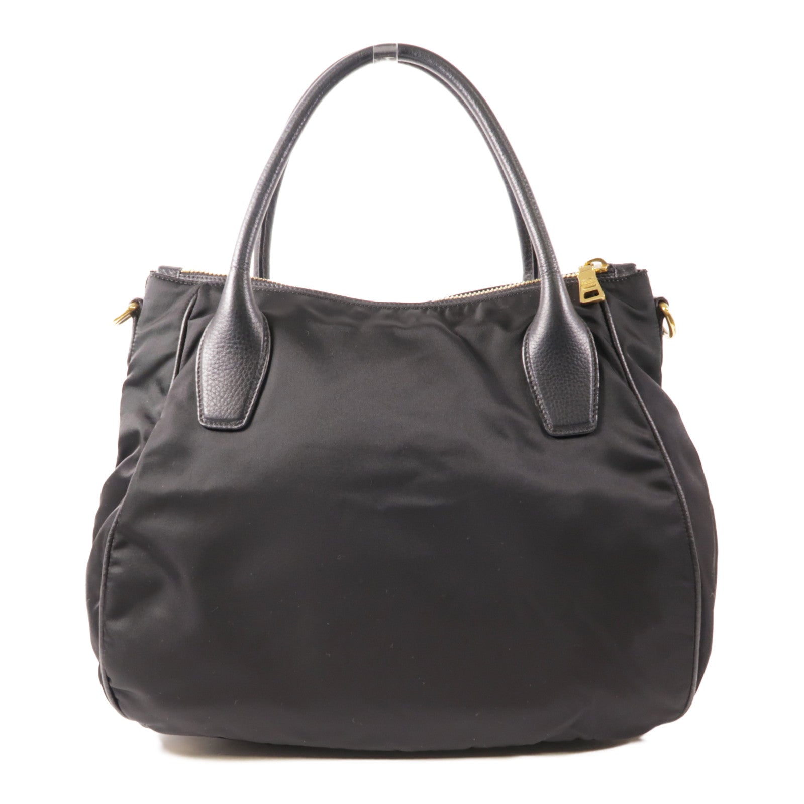 PRADA 尼龍2 Way Shoulder金扣手挽肩背兩用袋