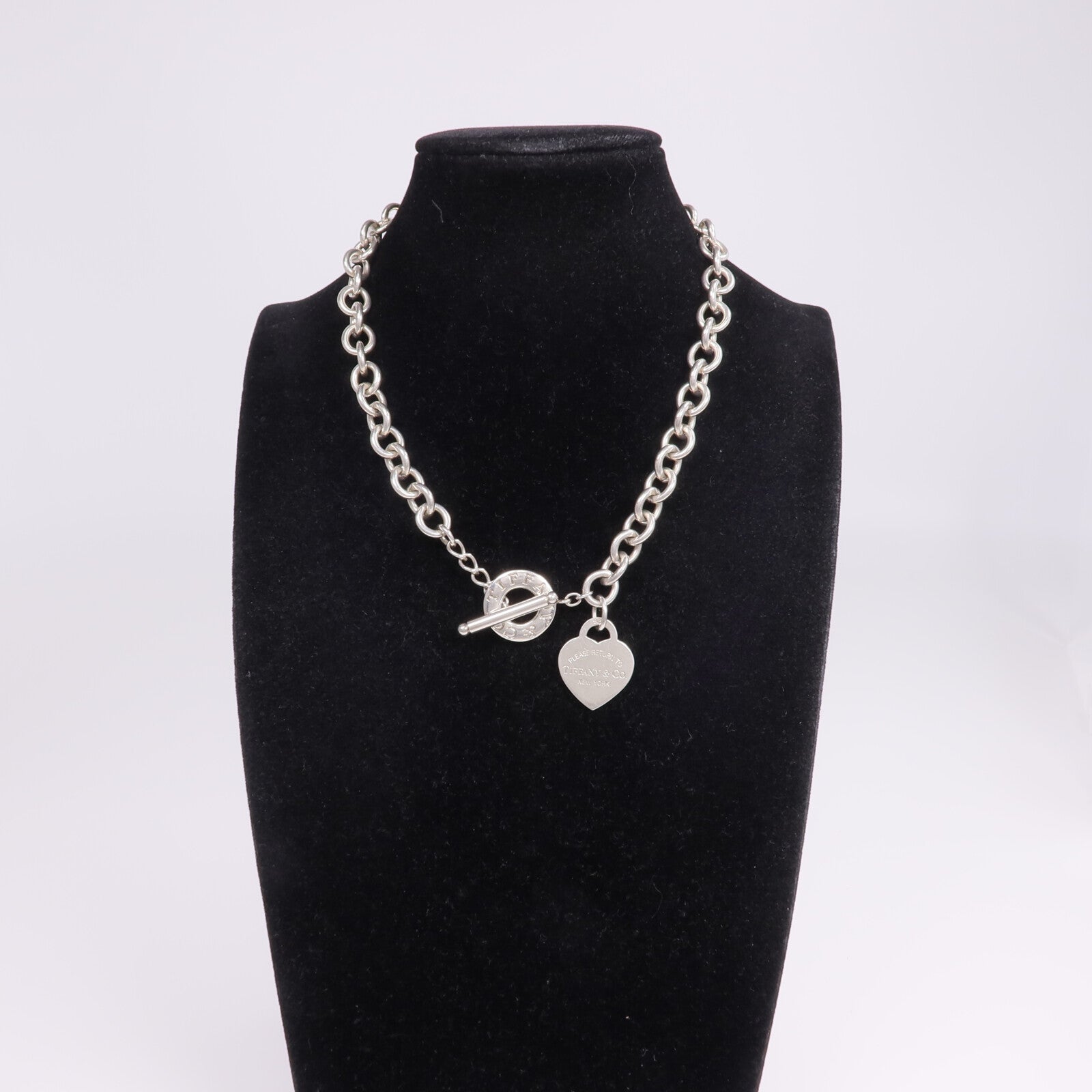 TIFFANY＆CO 925純銀Return to Tiffany Heart Tag Necklace項鍊