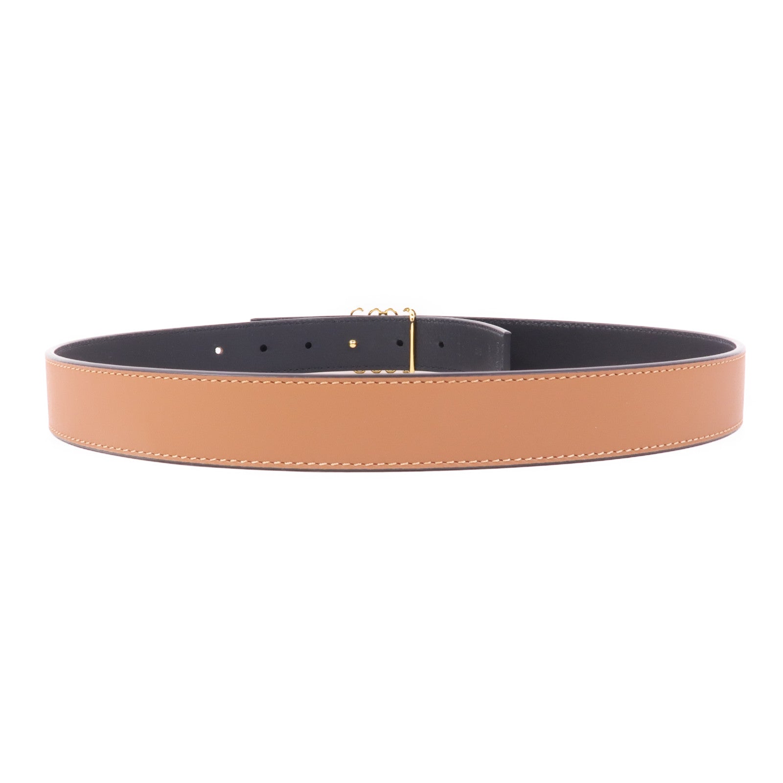 LOEWE 皮革Belt金扣皮帶