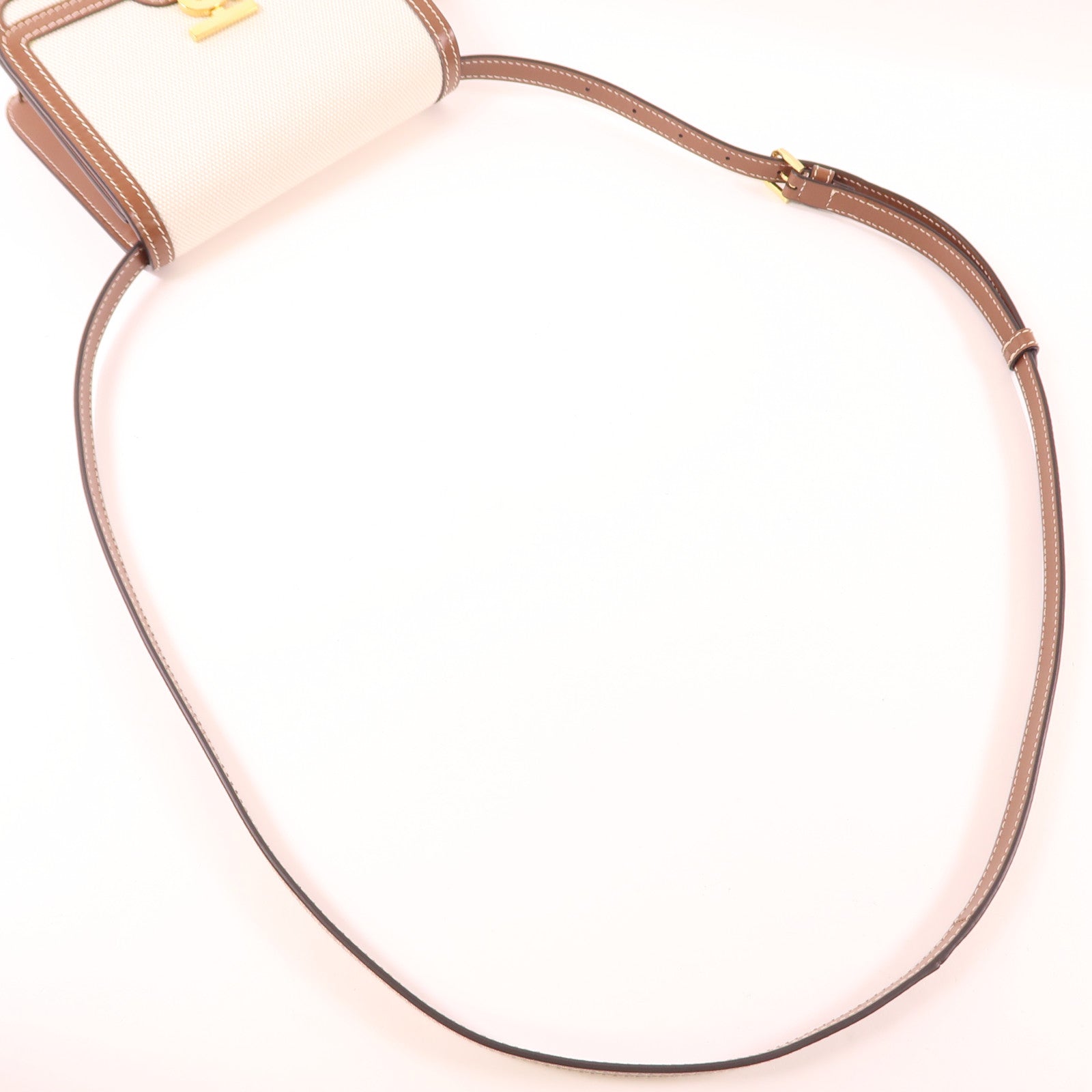 BURBERRY 帆布Shoulder Bag金扣肩背袋