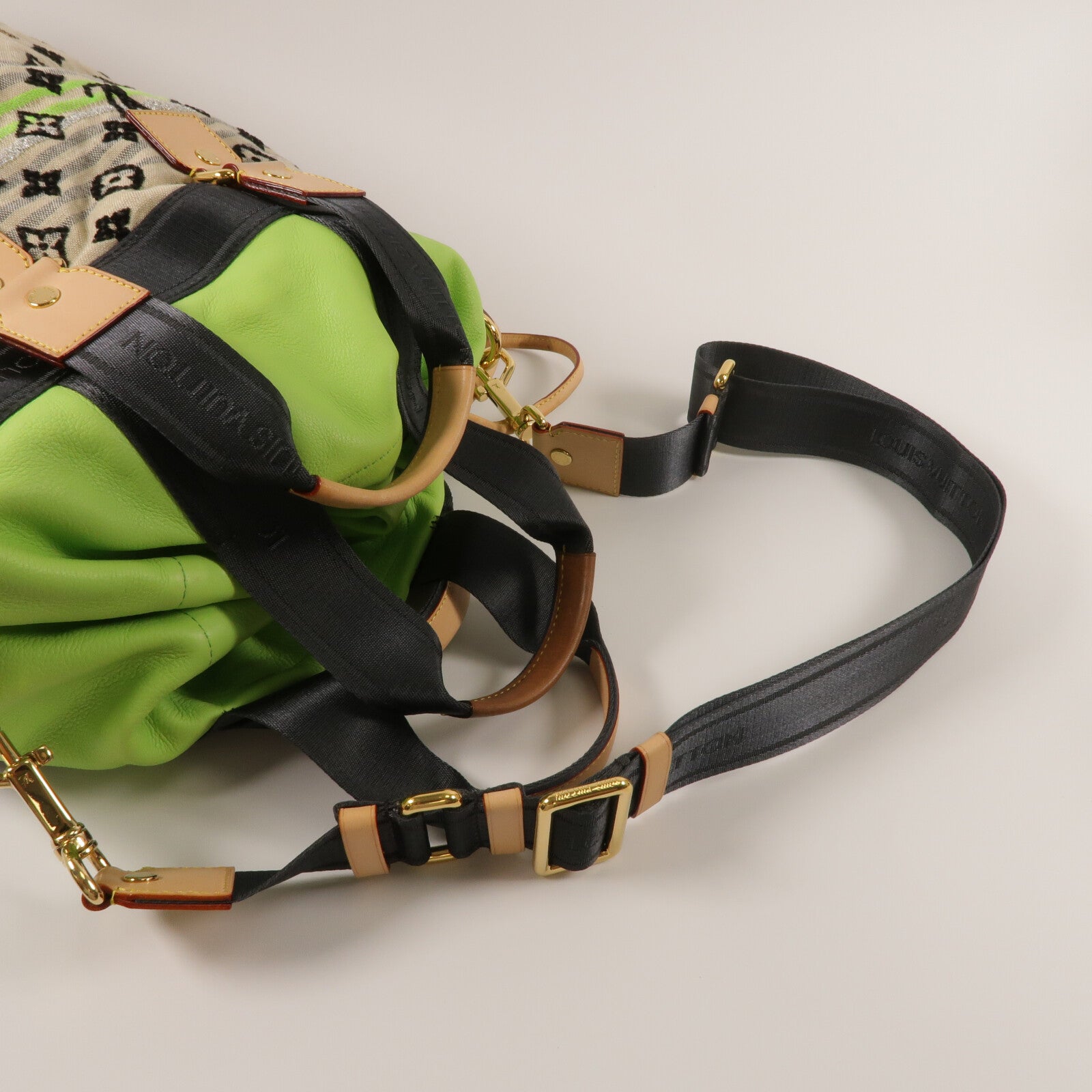 LOUIS VUITTON Monogram Cheche/牛皮皮革Gypsy PM手挽肩背兩用袋