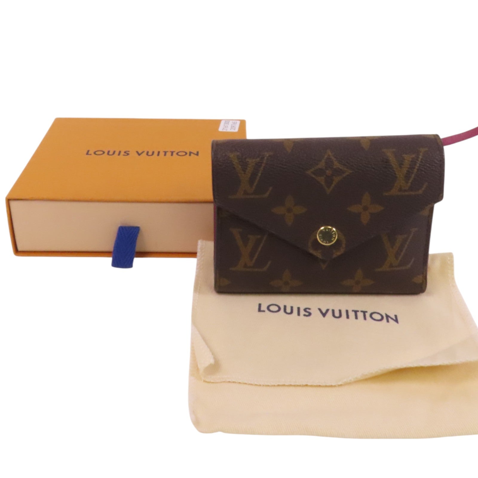 LOUIS VUITTON Monogram Victorine Wallet金扣短錢包