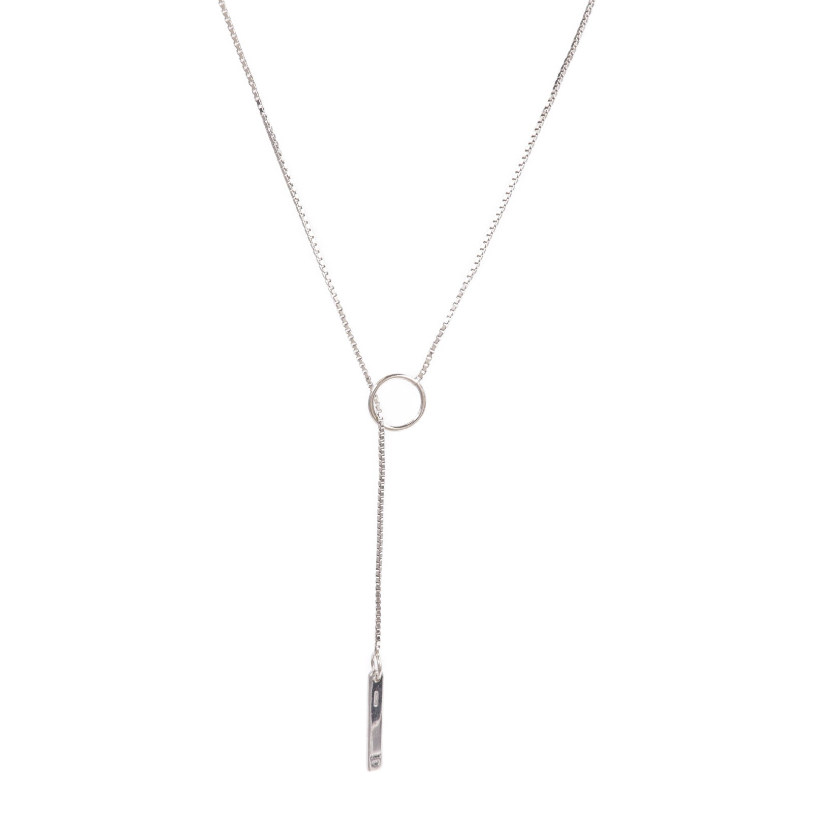 GUCCI 18K白金Link To Love Necklace項鍊