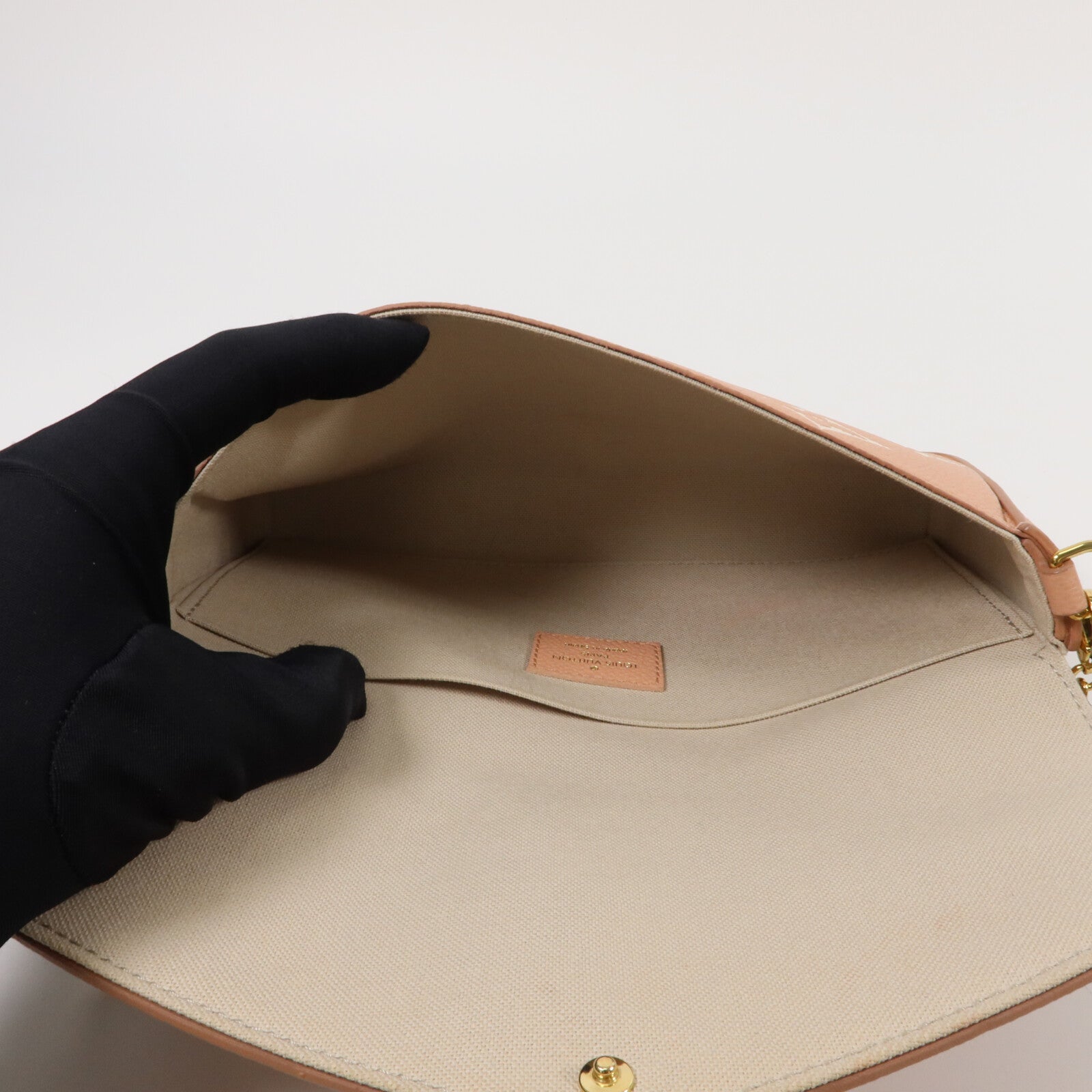 LOUIS VUITTON Monogram Empreinte Pochette Felicie鏈帶肩背袋