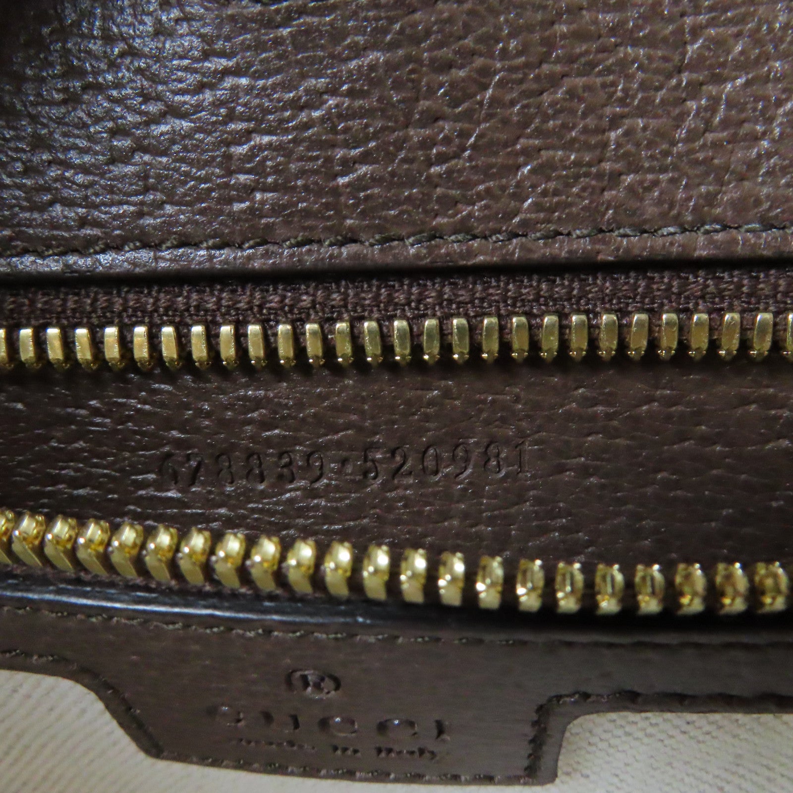 GUCCI 【激減優惠】帆布Jumbo GG Tote Bag金扣手挽肩背兩用袋啡色