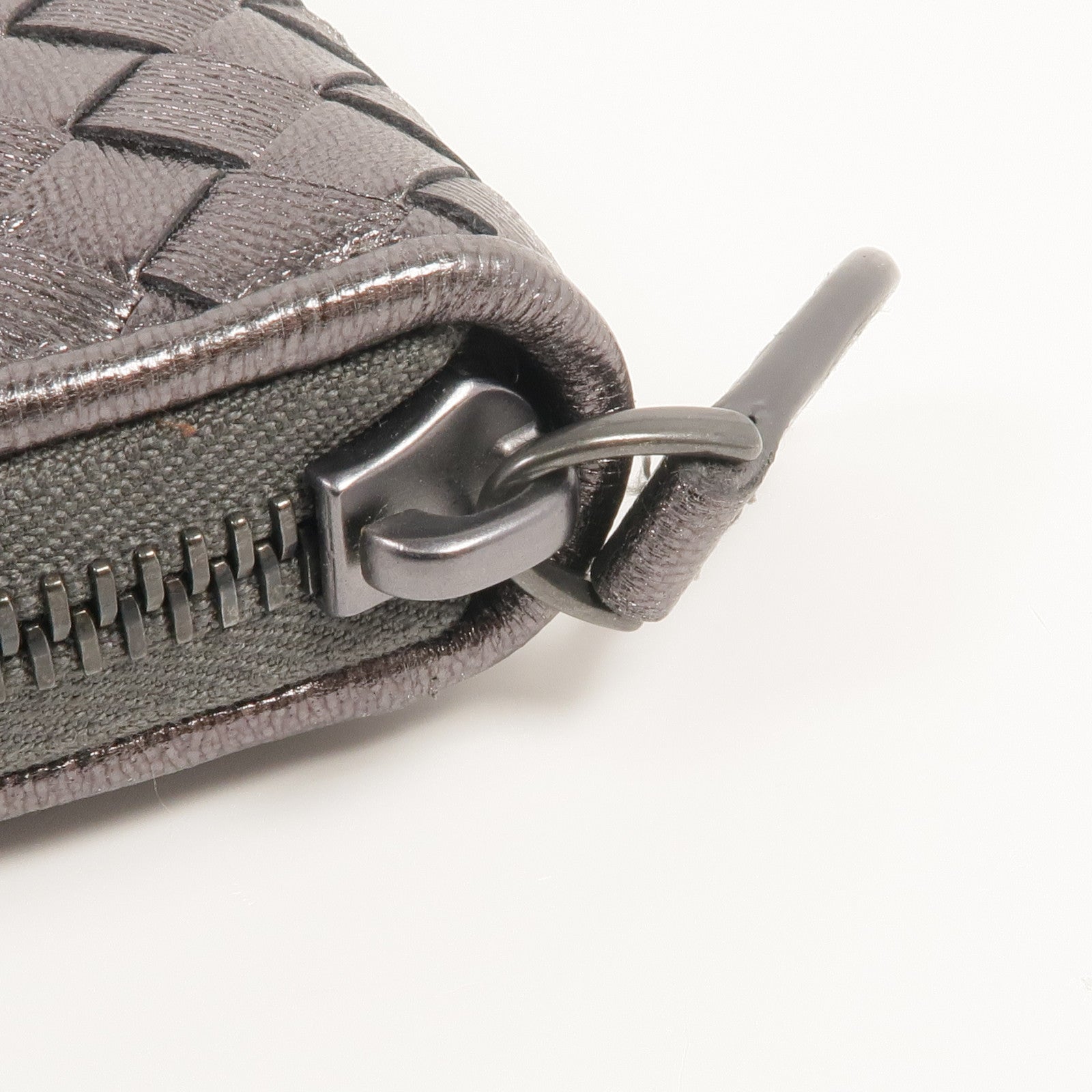 BOTTEGA VENETA 織紋皮革Zipped Long Wallet長錢包