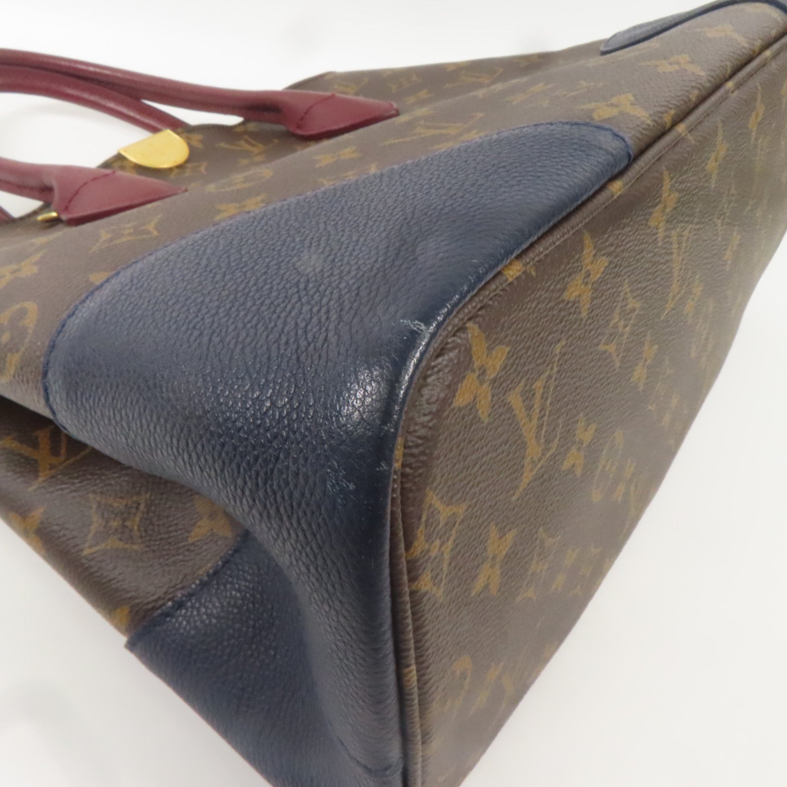 LOUIS VUITTON LV GHW Flandrin 2 Way Shoulder Bag Handbag M43169 Monogram Brown