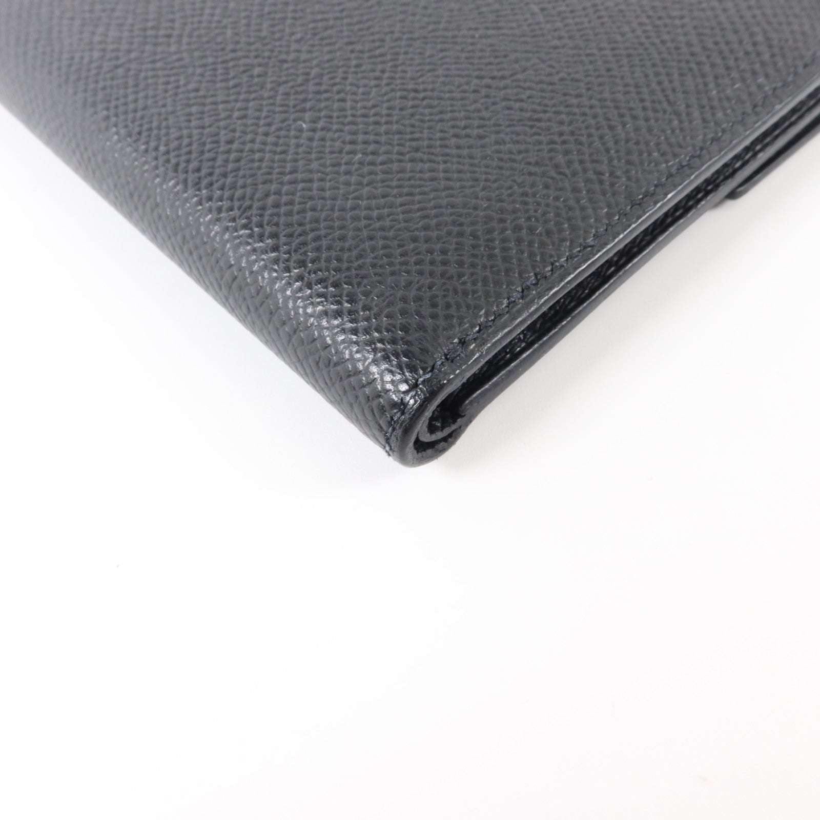 HERMES Epsom皮革Clic 12 Wallet金扣錢包Noir