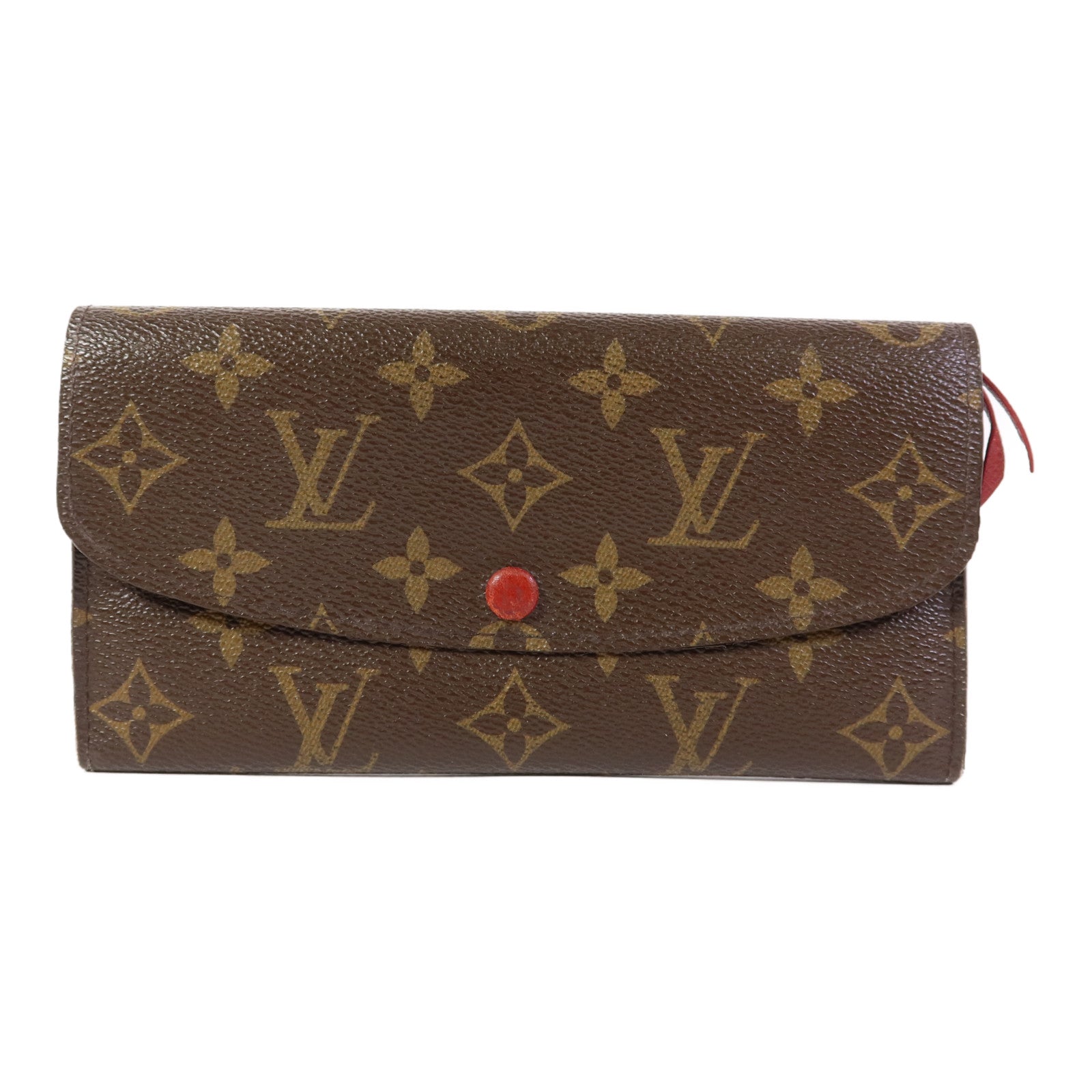 LOUIS VUITTON Monogram Emilie金扣長錢包