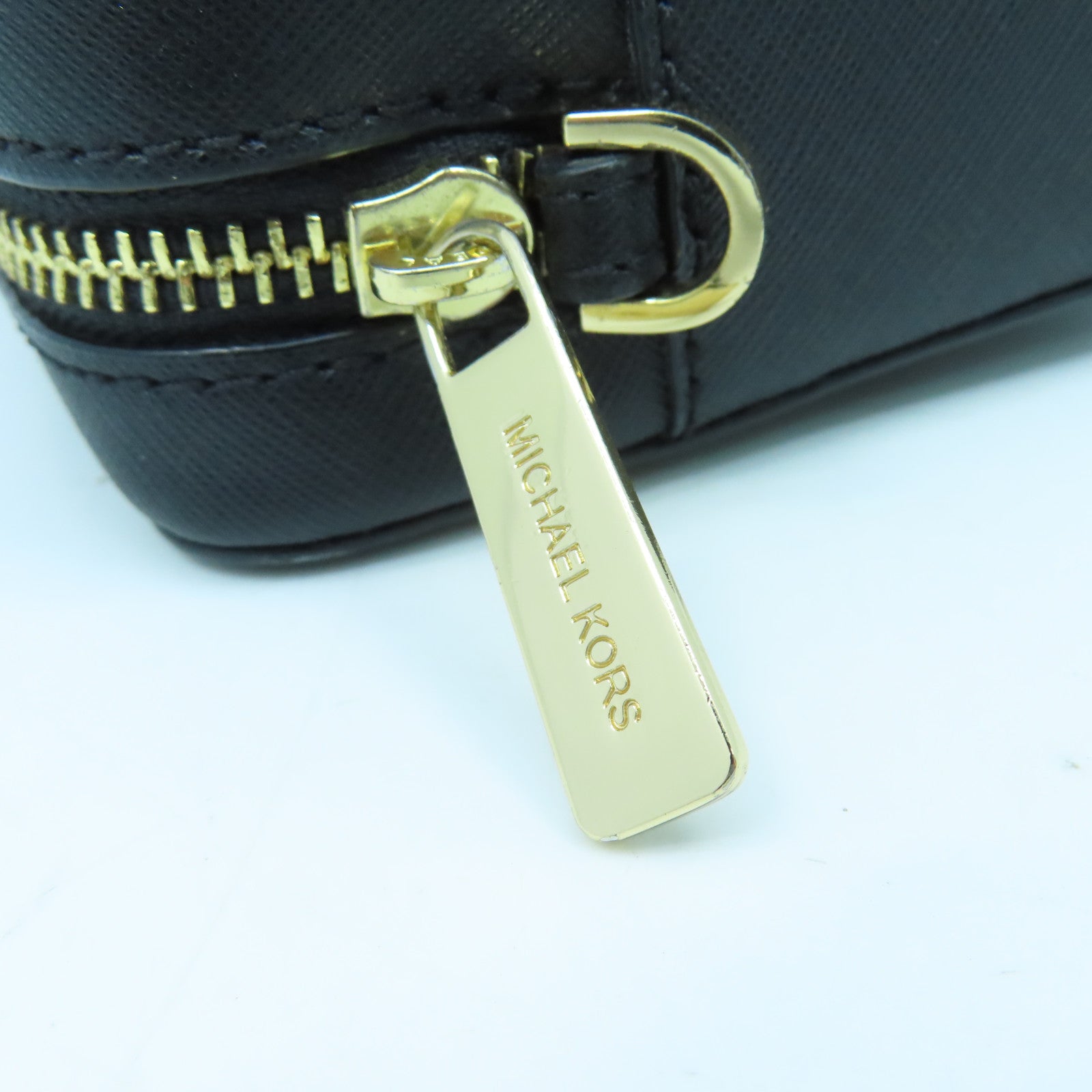 Michael Kors 【激減優惠】牛皮皮革WaistBagShoulderBag金扣腰包/肩背袋黑色