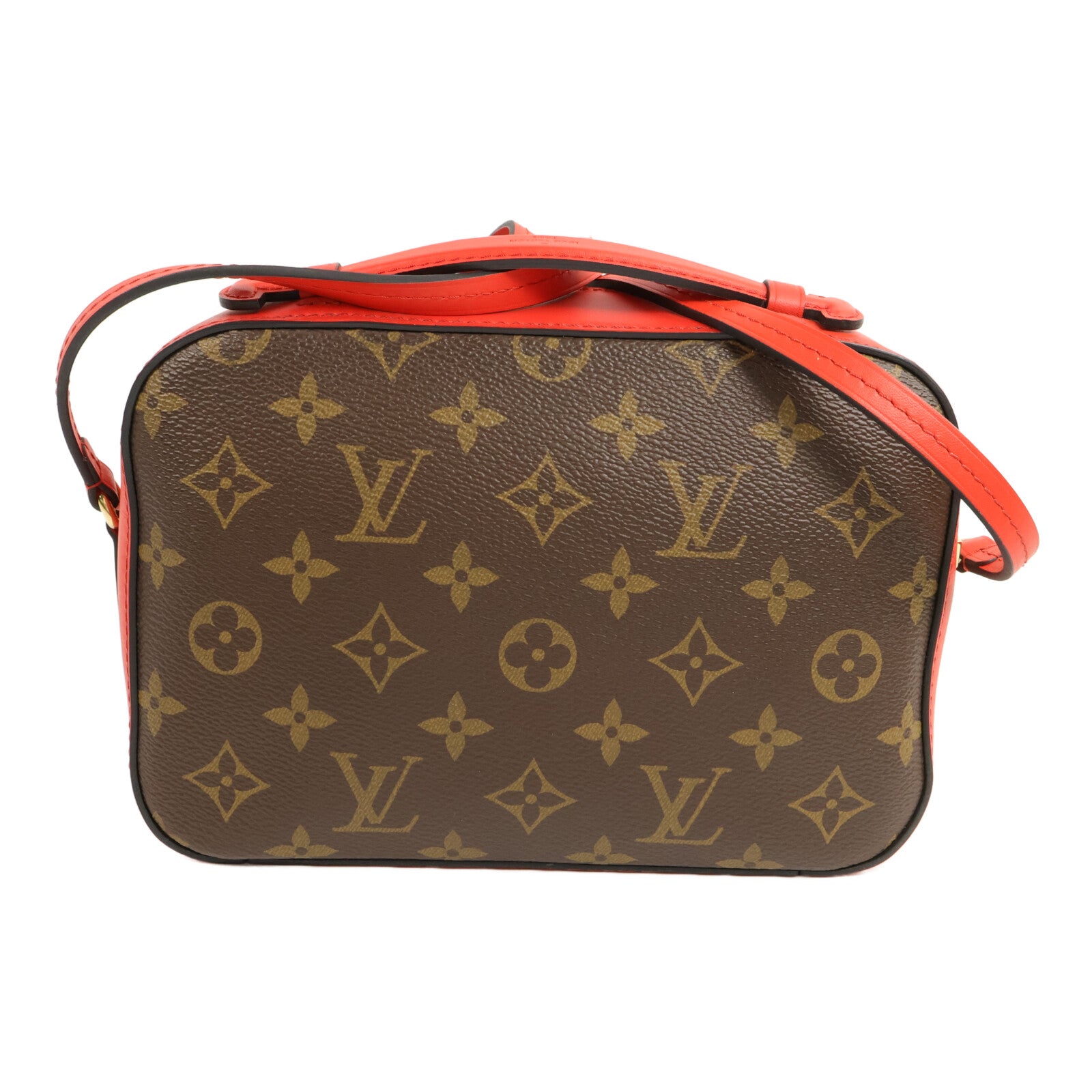 LOUIS VUITTON 塗層帆布Monogram Saintonge手挽肩背兩用袋