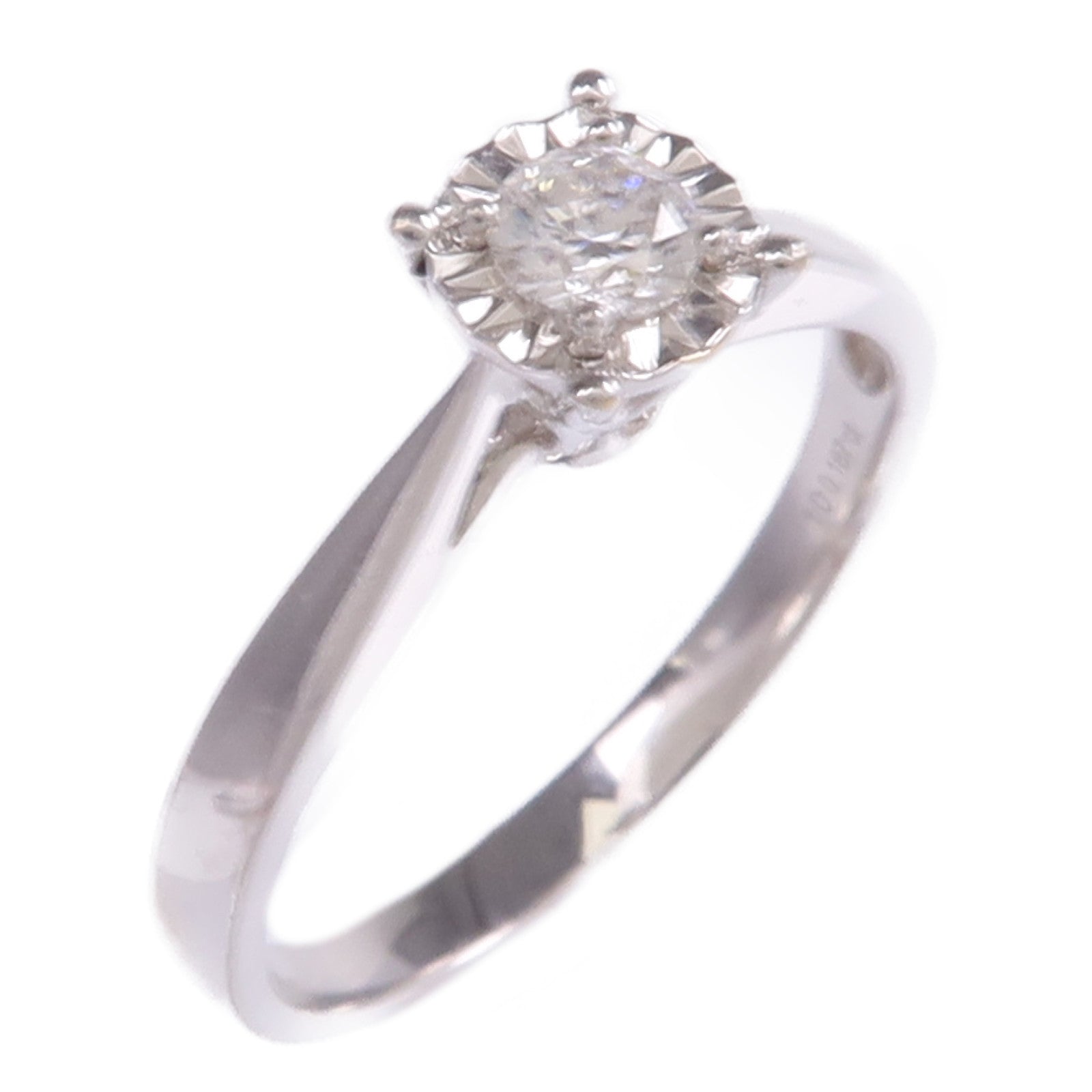 JEWELRY 18K白金Diamond Ring鑽石戒指US#6