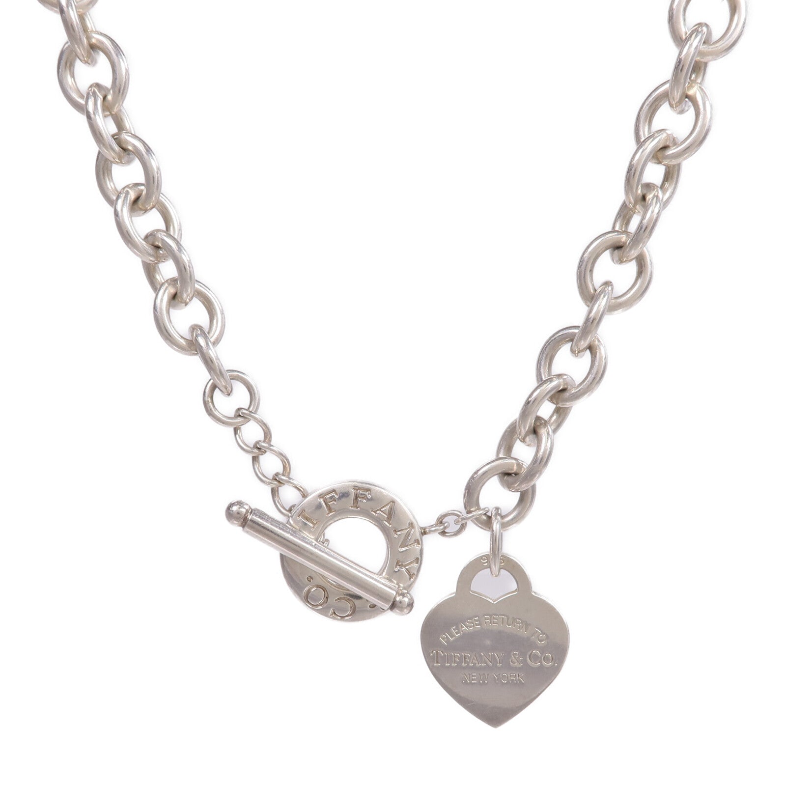 TIFFANY＆CO 925純銀Return to Tiffany Heart Tag Necklace項鍊