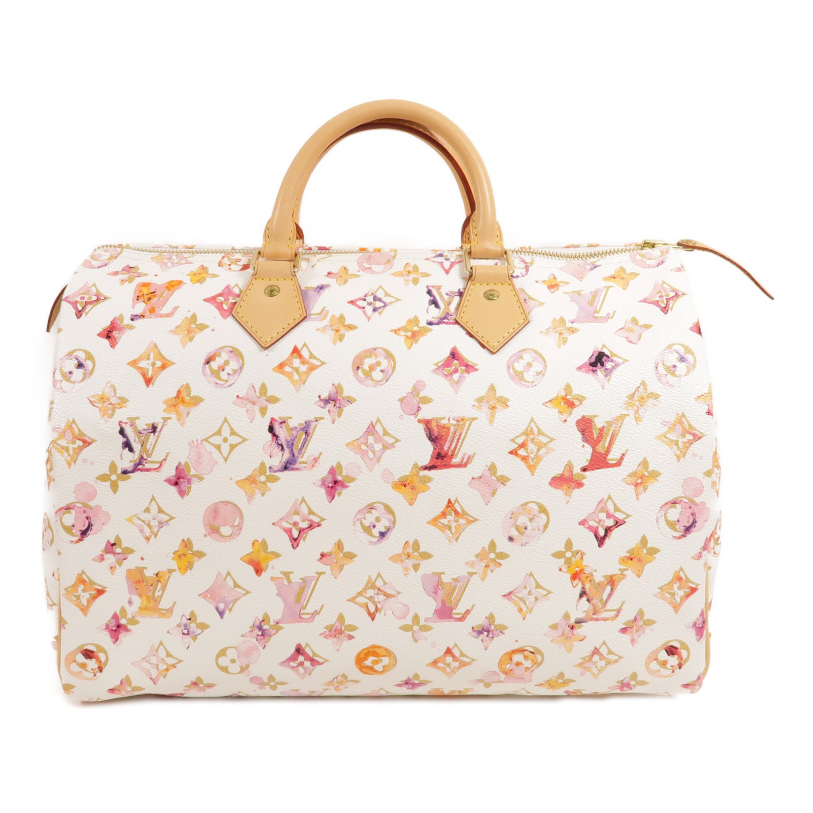 LOUIS VUITTON Watercolor Monogram Aquarelle Speedy 35手挽袋