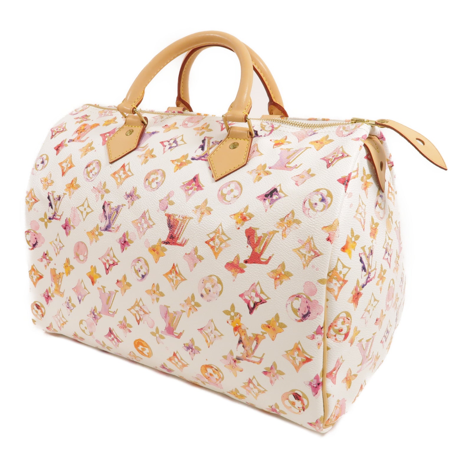 LOUIS VUITTON Watercolor Monogram Aquarelle Speedy 35手挽袋