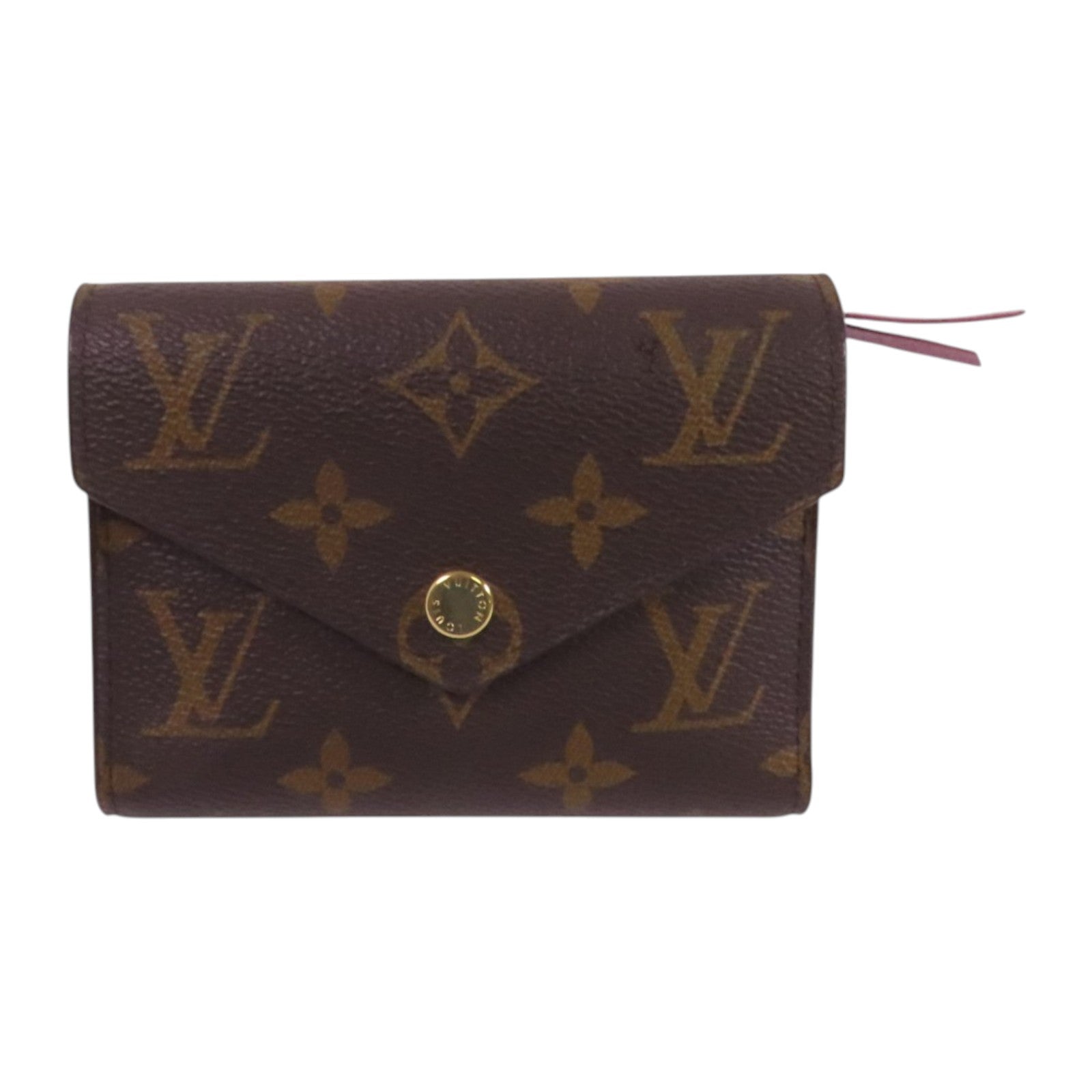 LOUIS VUITTON Monogram Victorine Wallet金扣短錢包