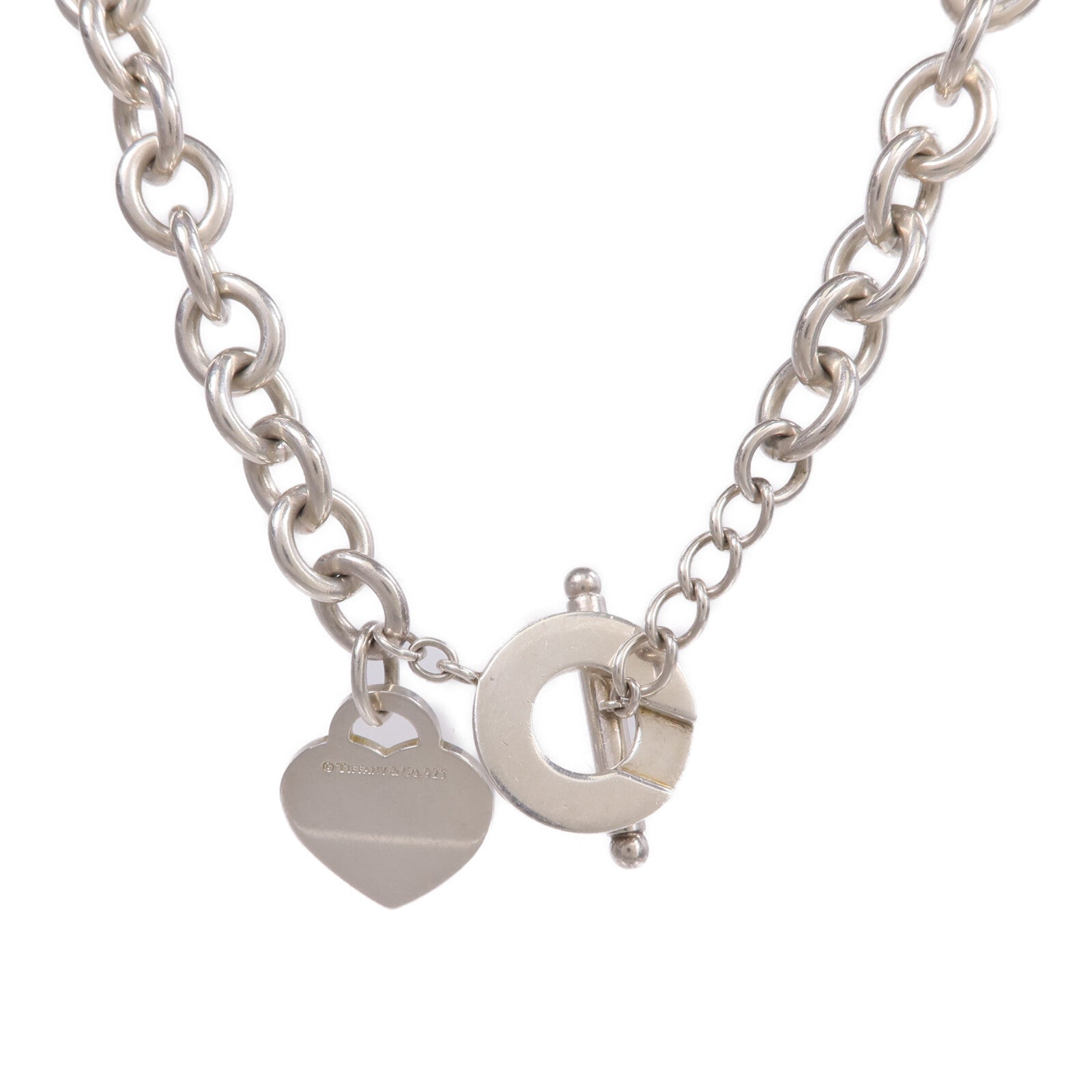 TIFFANY＆CO 925純銀Return to Tiffany Heart Tag Necklace項鍊