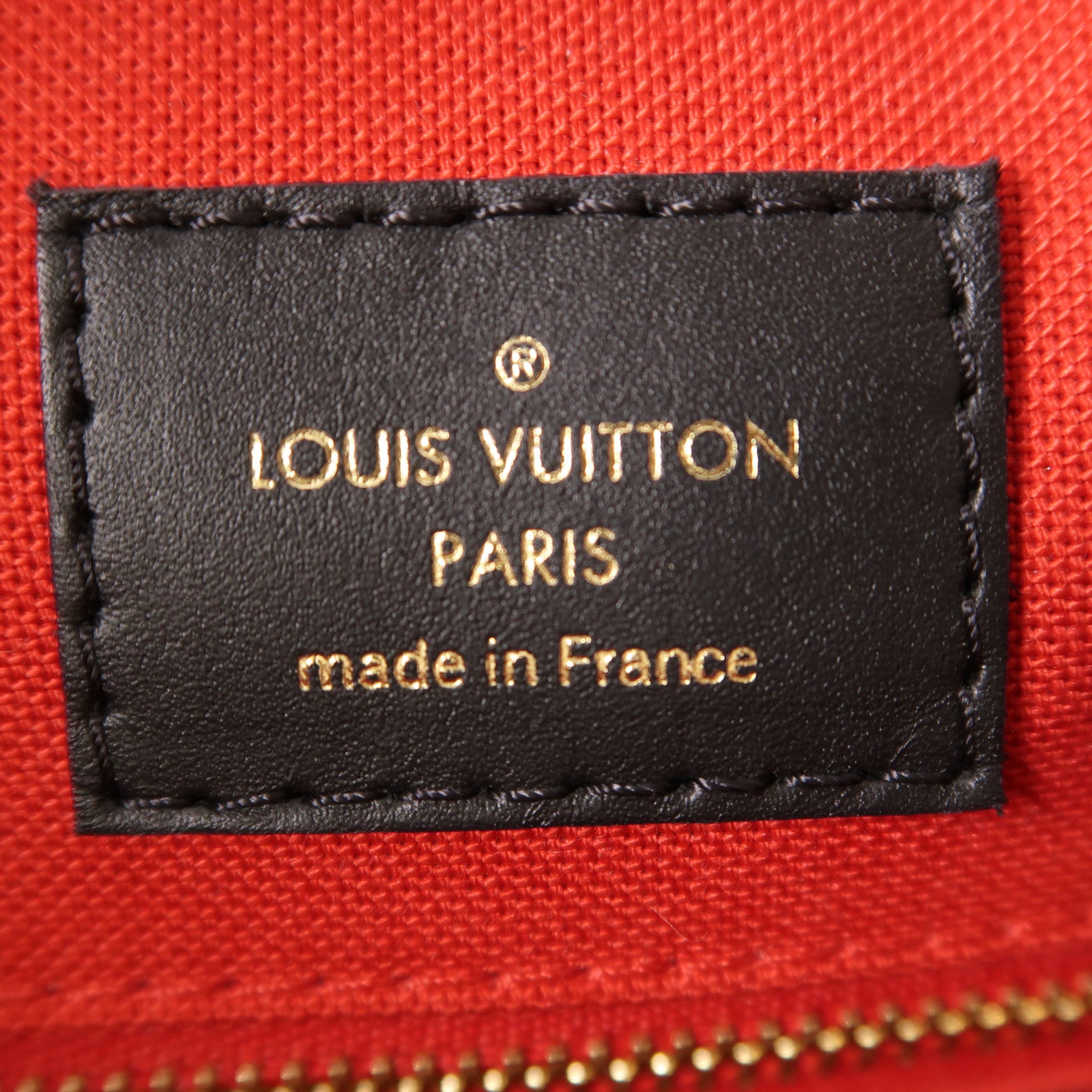 LOUIS VUITTON Monogram Giant OnTheGo GM金扣手挽肩背兩用袋棕色