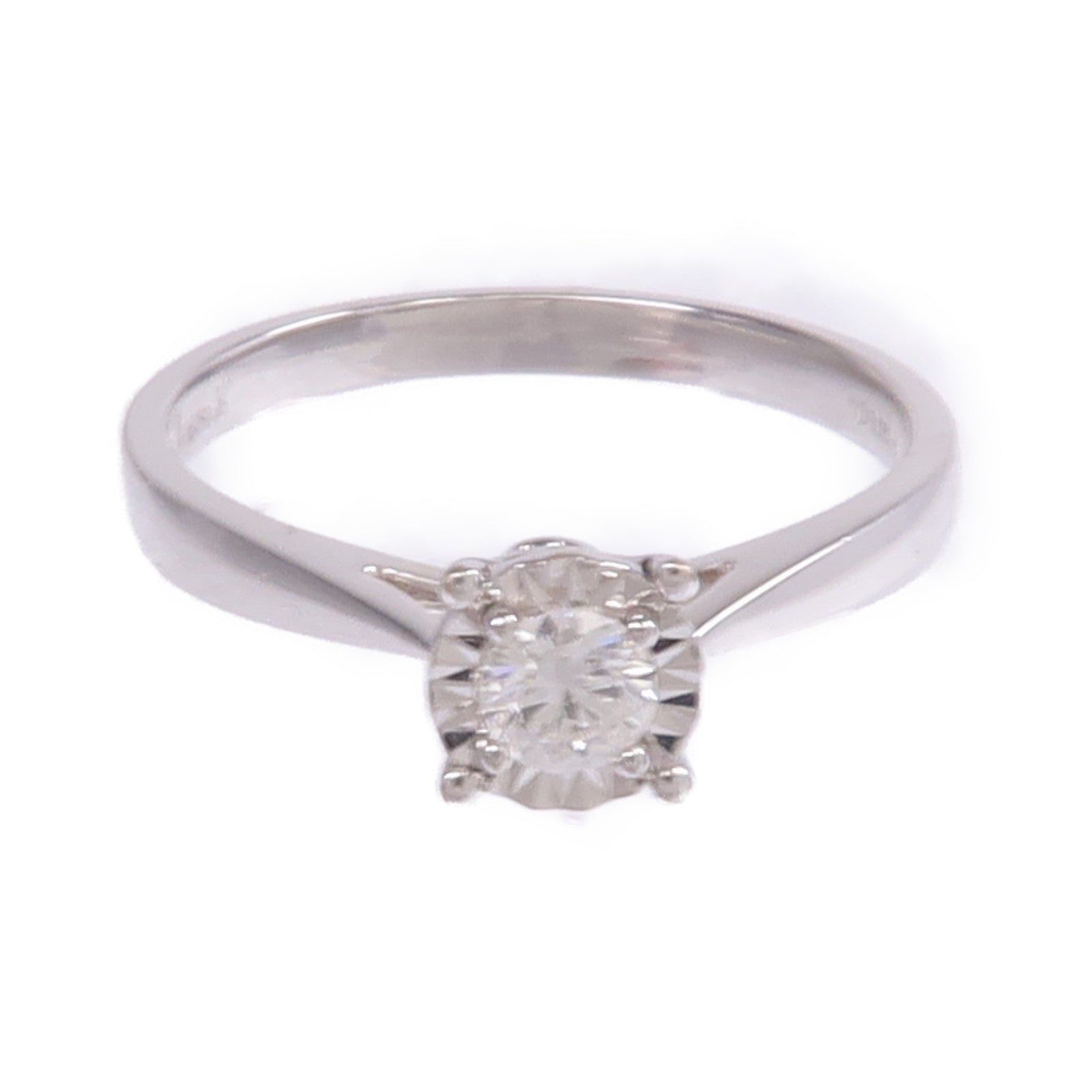 JEWELRY 18K白金Diamond Ring鑽石戒指US#6