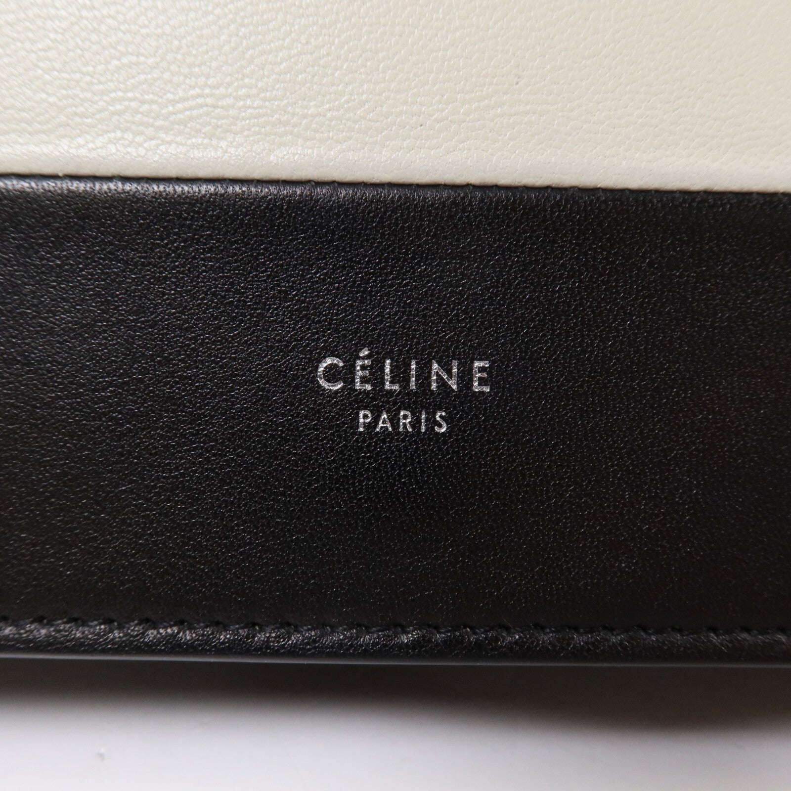 CELINE 牛皮皮革Frame Wallet On Chain鏈帶肩背袋