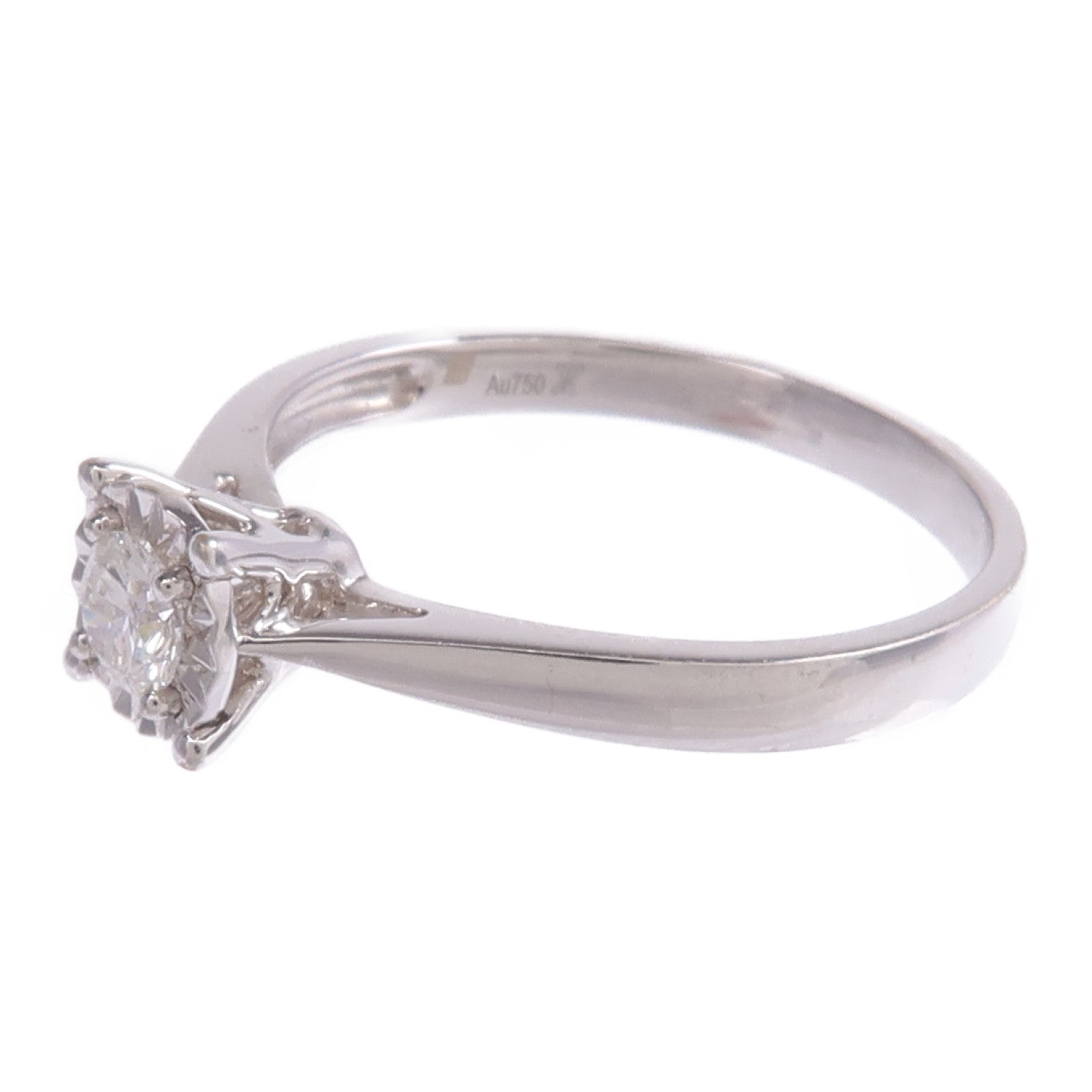 JEWELRY 18K白金Diamond Ring鑽石戒指US#6