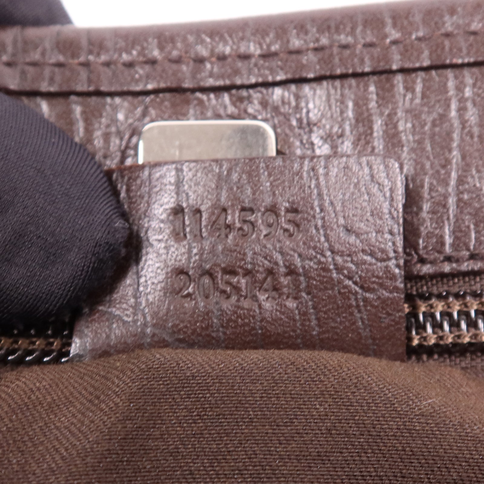 GUCCI 塗層帆布Tote銀扣肩背袋