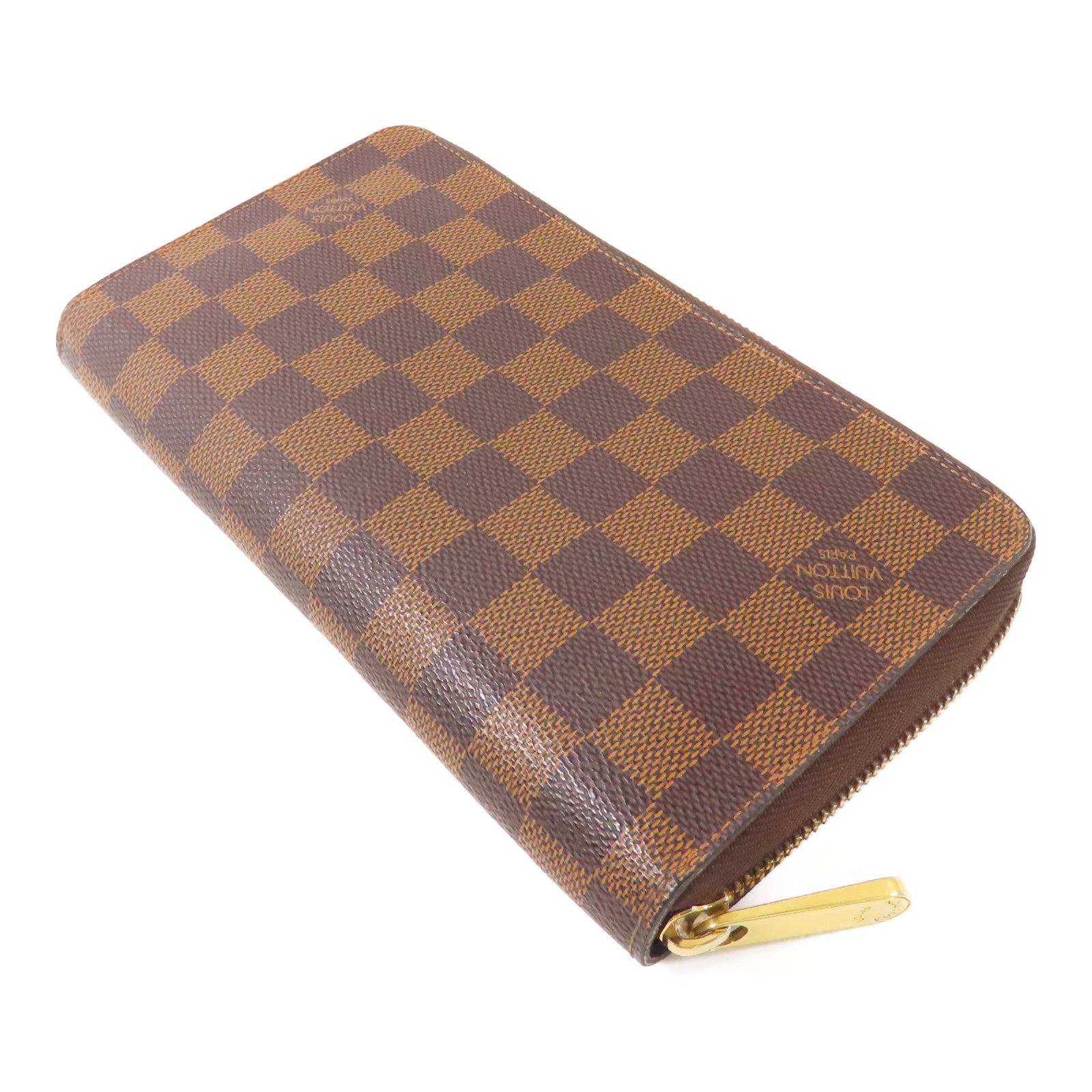 LOUIS VUITTON Damier Zippy Organizer金扣長錢包