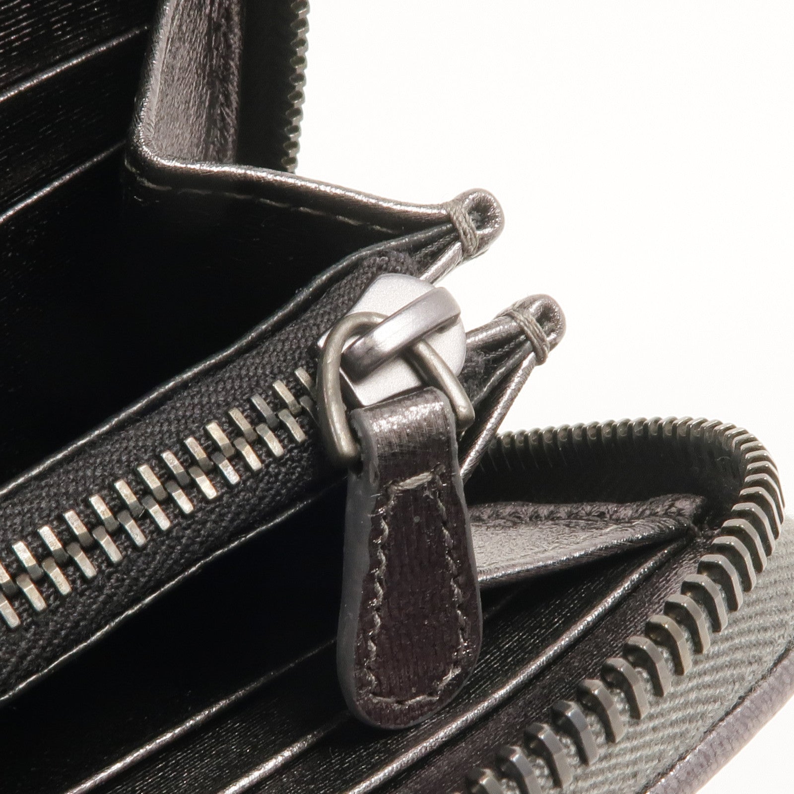 BOTTEGA VENETA 織紋皮革Zipped Long Wallet長錢包