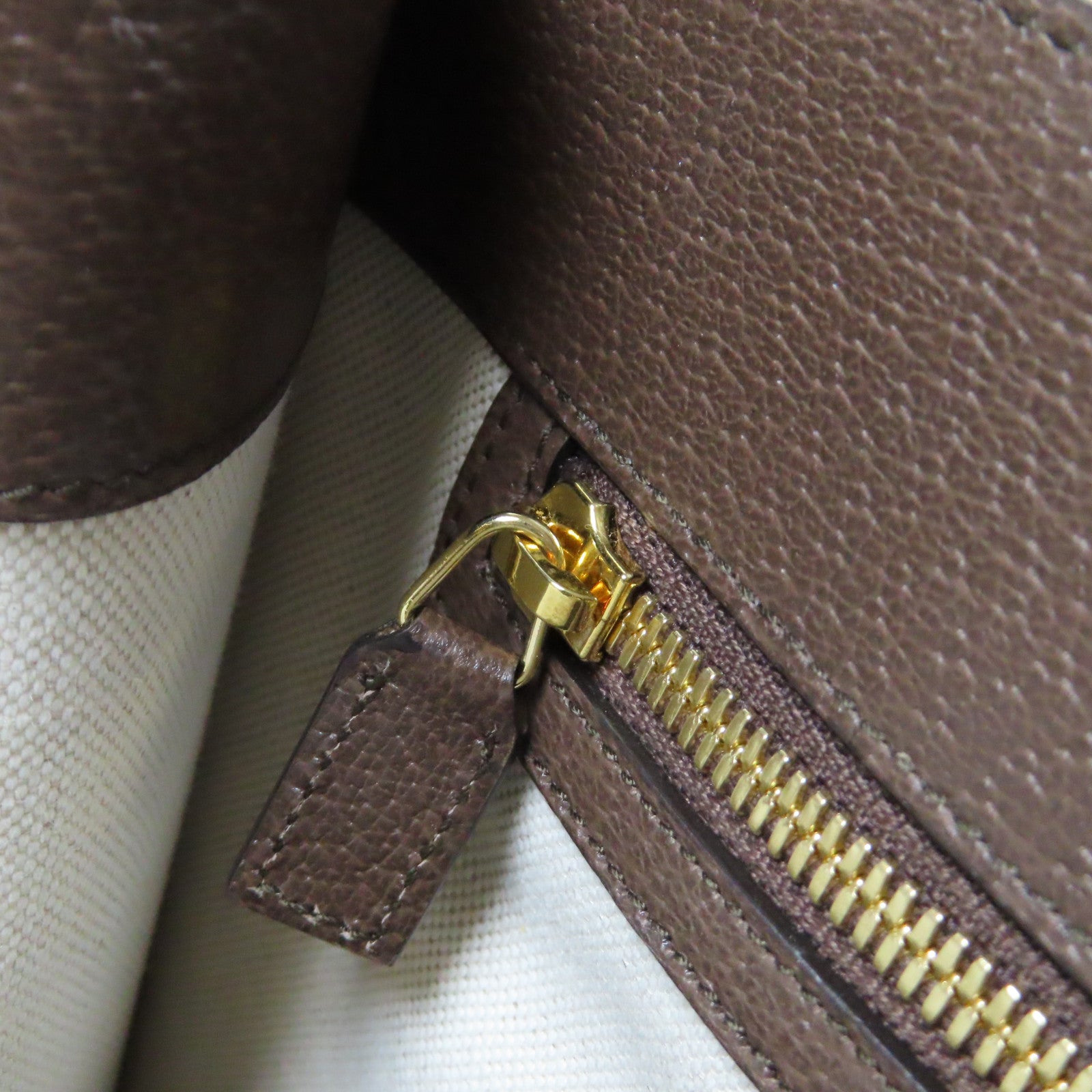 GUCCI 【激減優惠】帆布Jumbo GG Tote Bag金扣手挽肩背兩用袋啡色