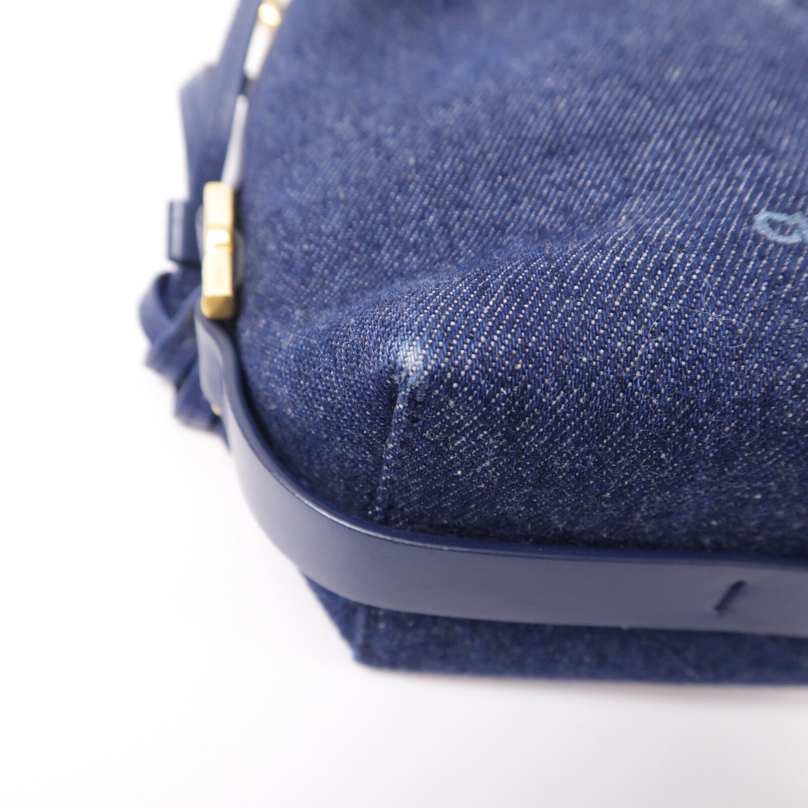 Chloe 牛仔布Marcie鏈帶肩背袋