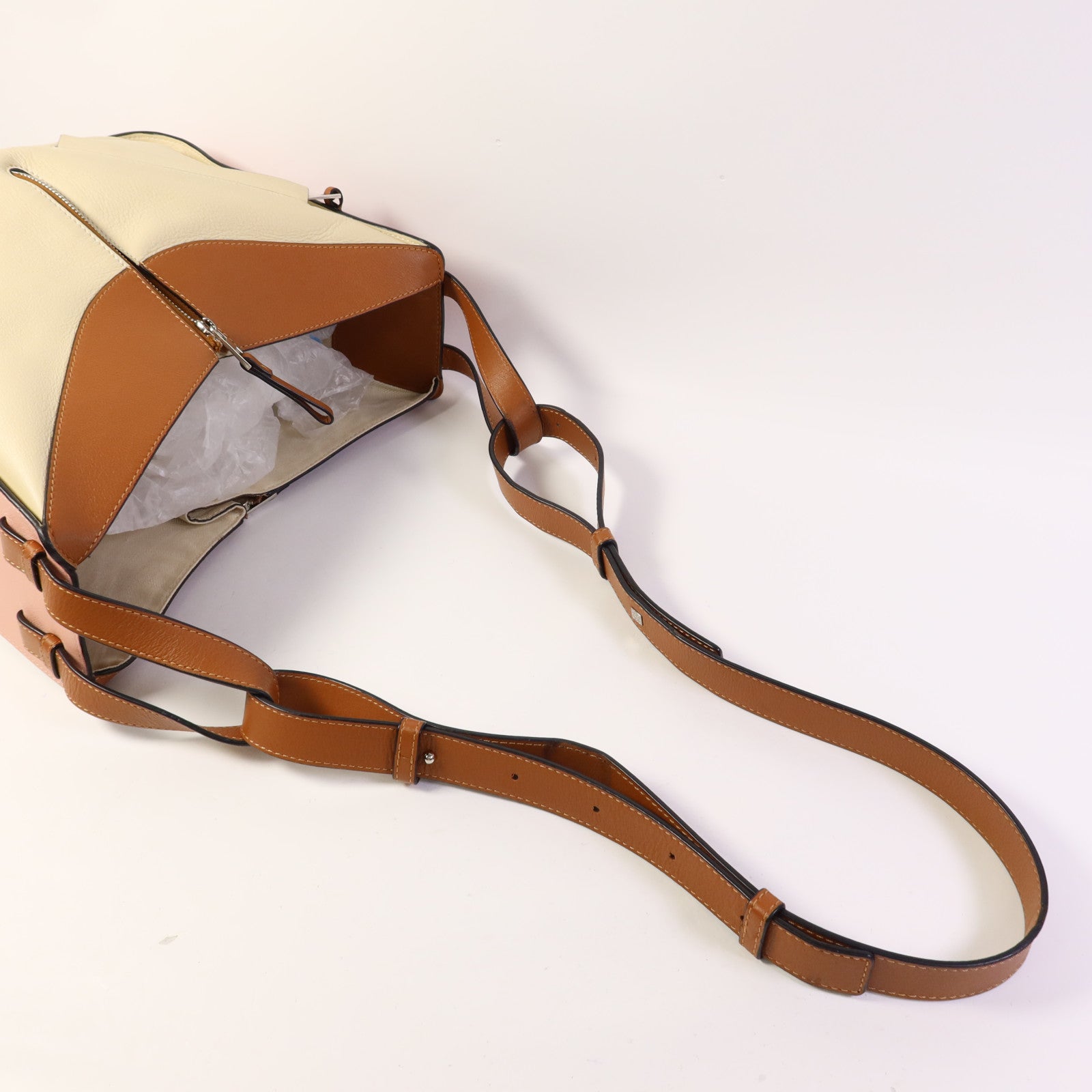 LOEWE 牛皮皮革Hammock Small Bag銀扣手挽肩背兩用袋