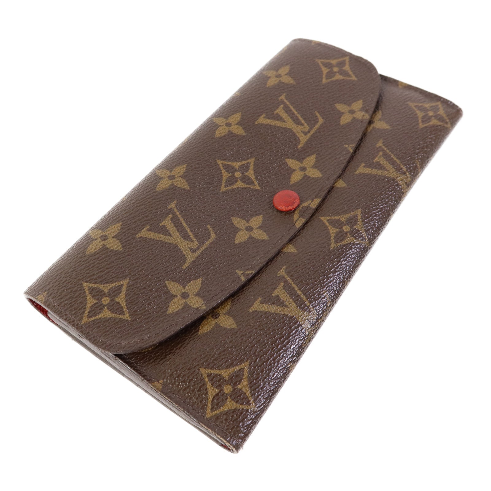 LOUIS VUITTON Monogram Emilie金扣長錢包