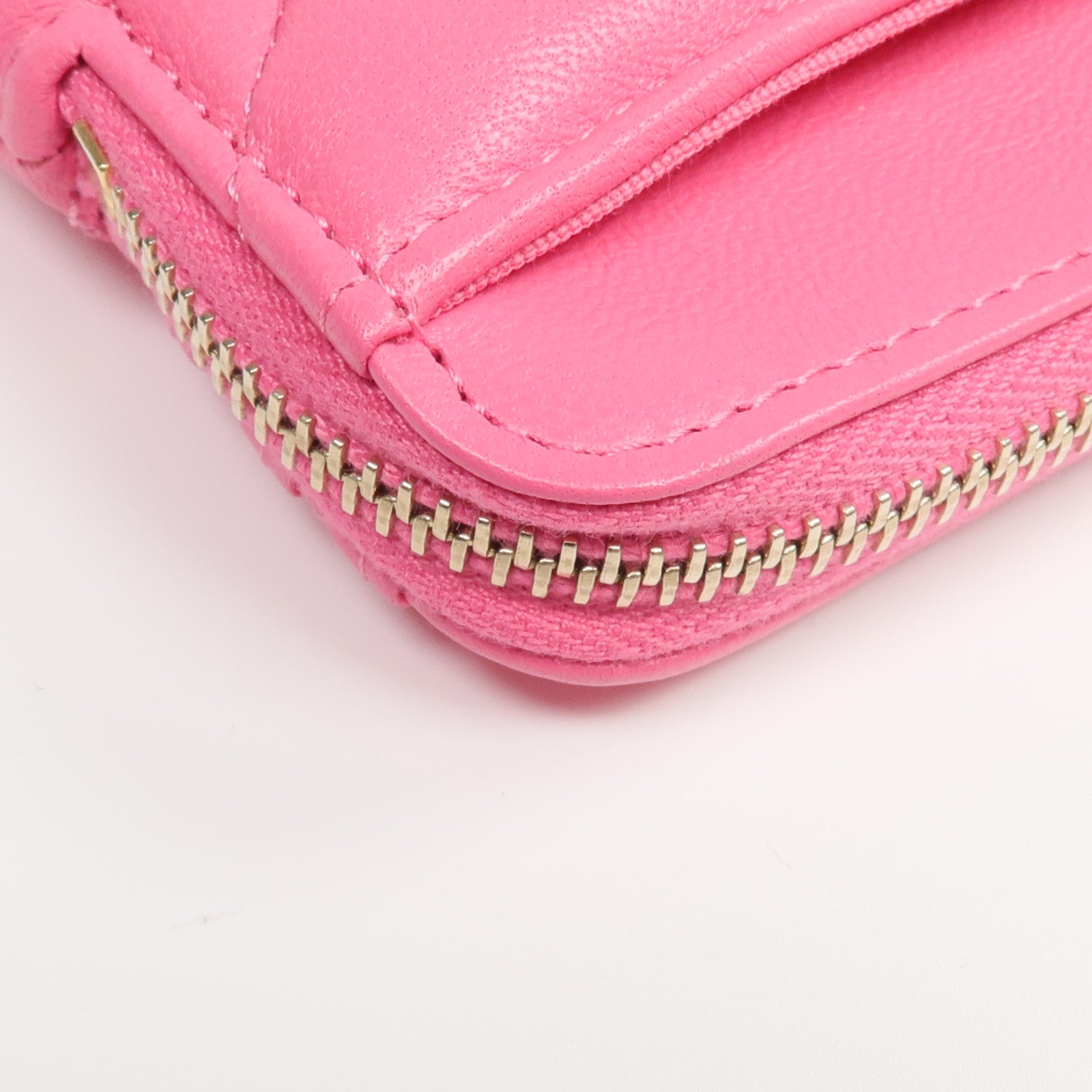 CHANEL 羊皮皮革Card Case金扣卡片套