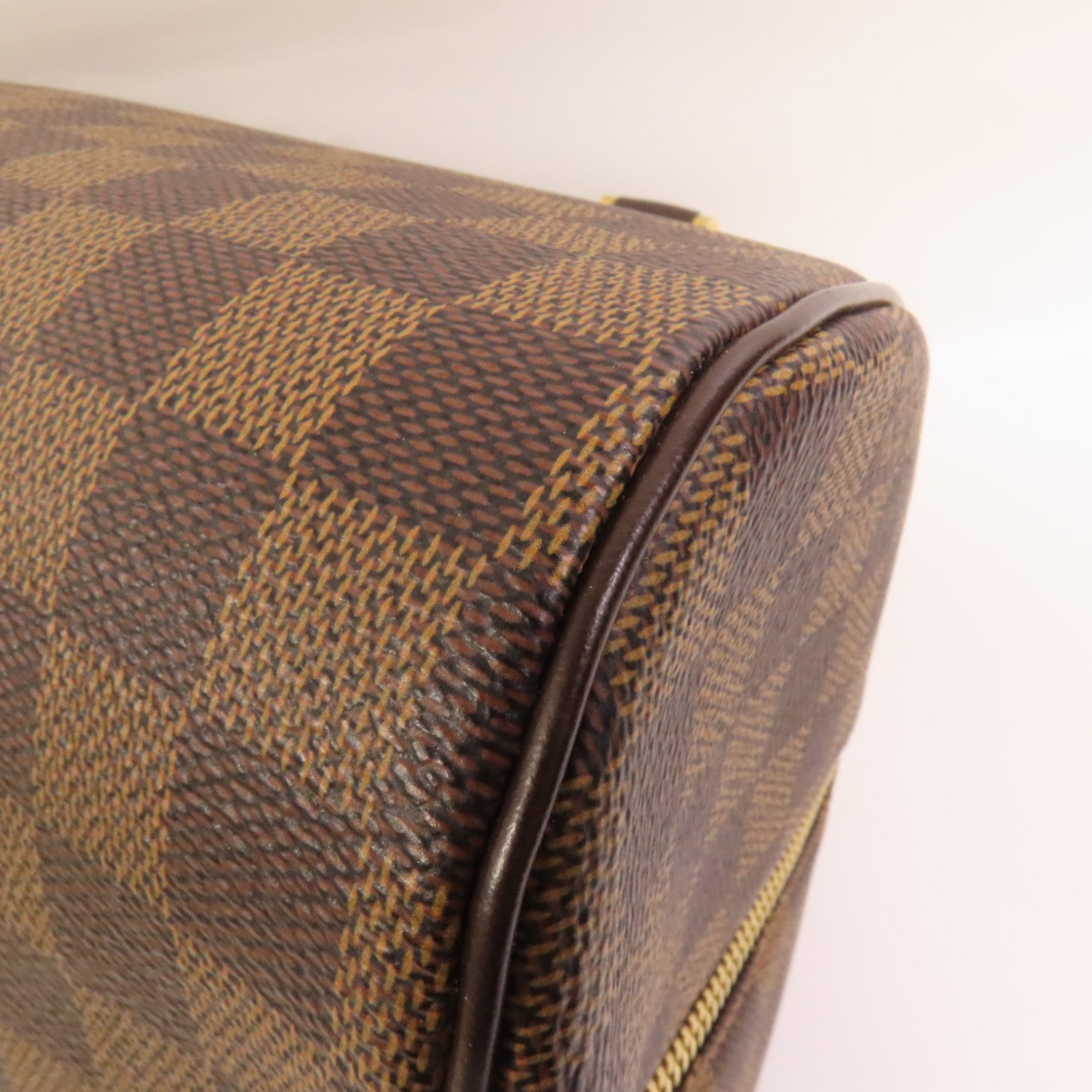 LOUIS VUITTON Damier Ribera MM金扣手挽袋