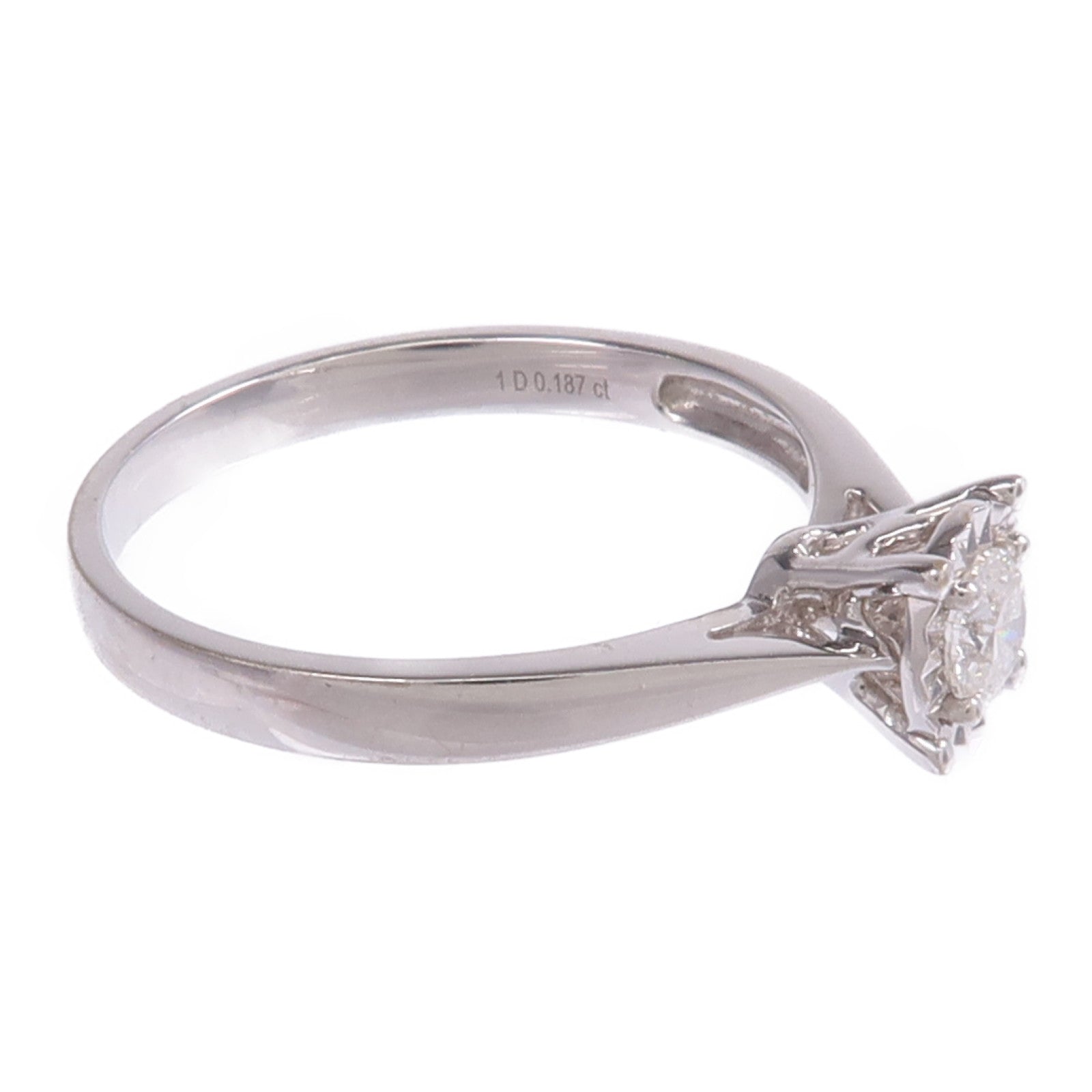 JEWELRY 18K白金Diamond Ring鑽石戒指US#6