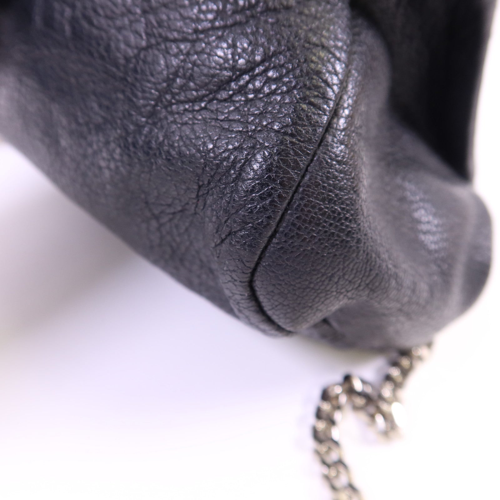 GIVENCHY 牛皮皮革Pandora Mini銀扣鏈帶肩背袋