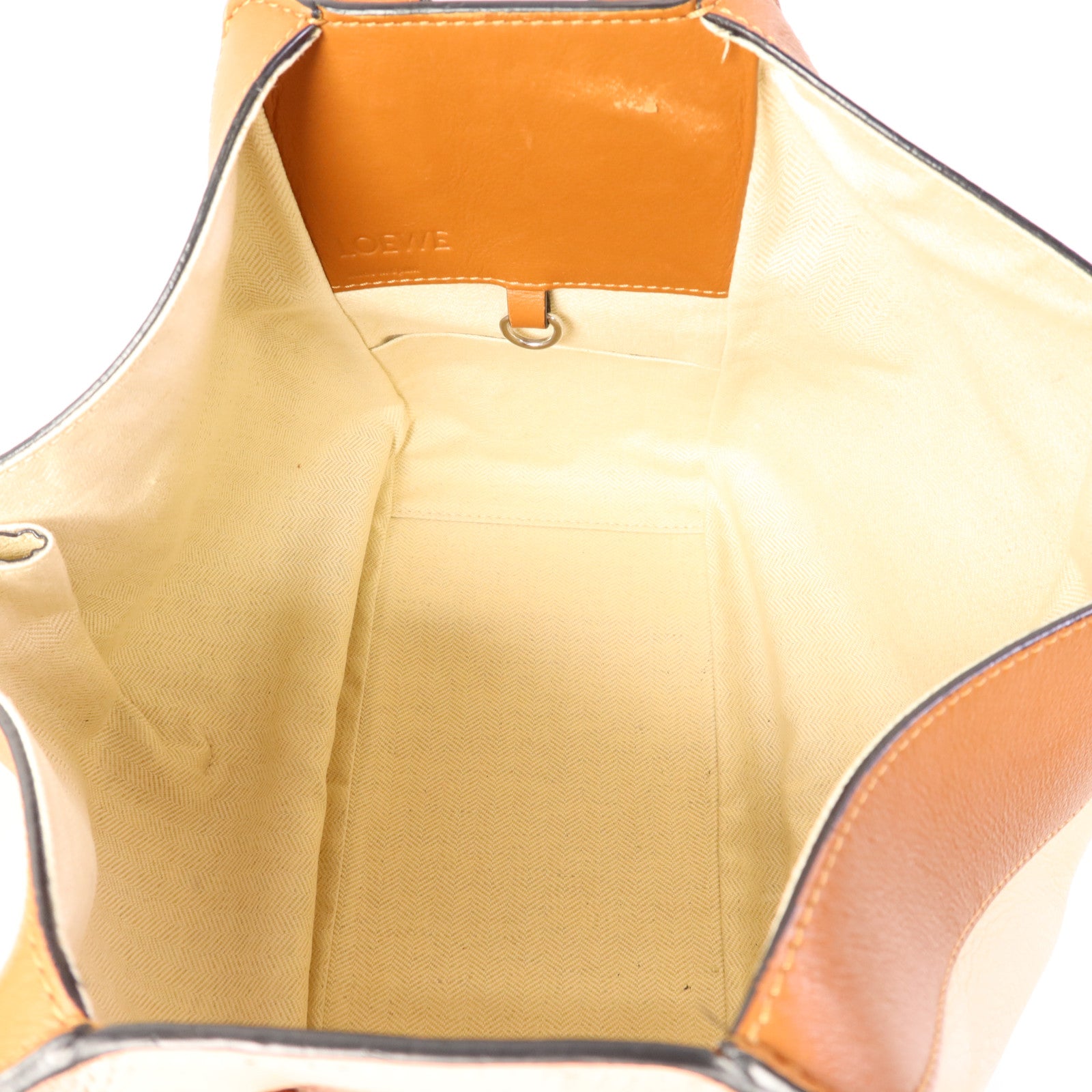 LOEWE 牛皮皮革Hammock Small Bag銀扣手挽肩背兩用袋