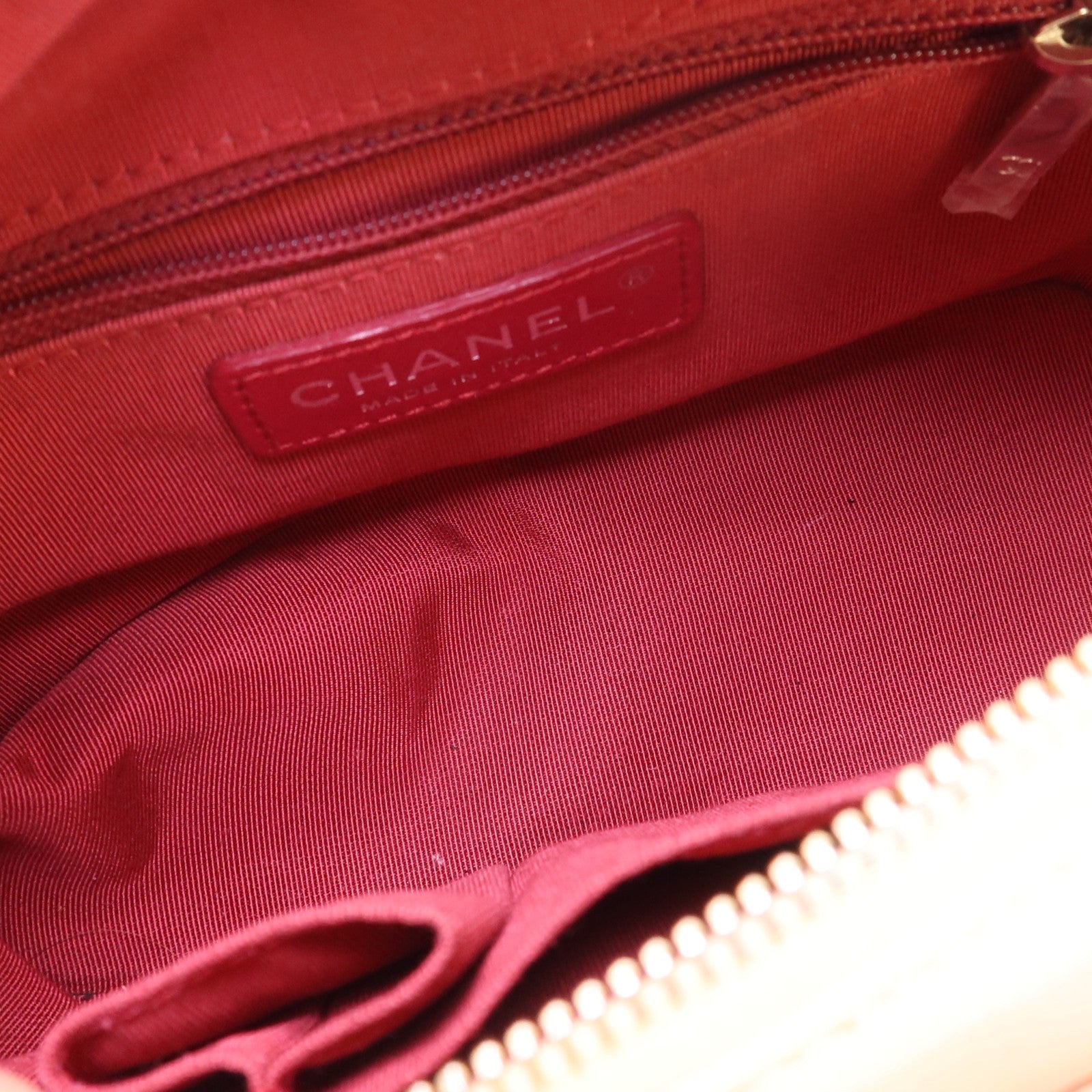 CHANEL 牛皮皮革Gabrielle Small金扣鏈帶肩背袋