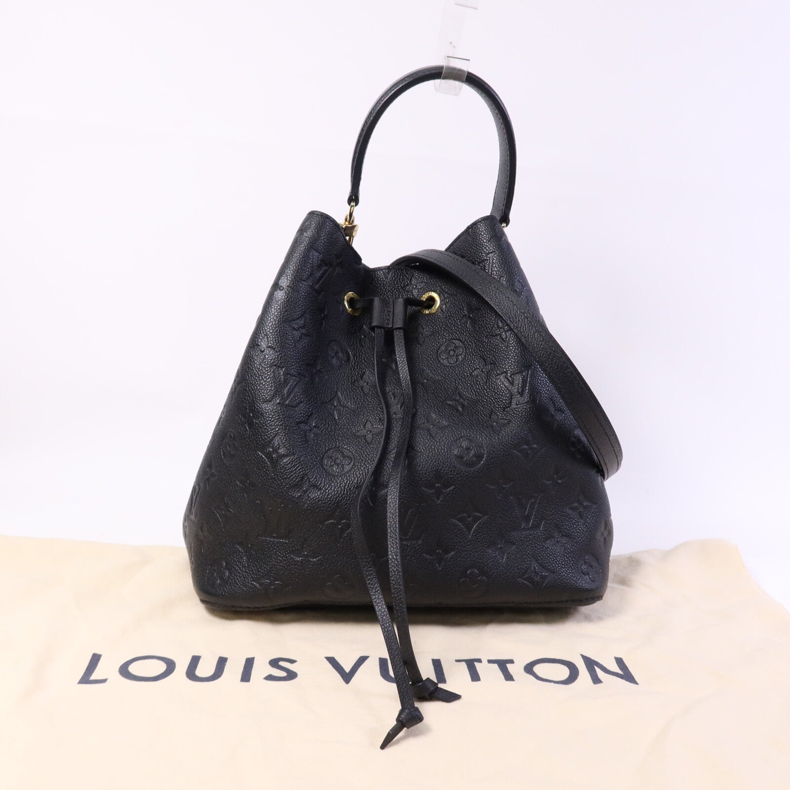 LOUIS VUITTON Monogram Empreinte NeoNoe MM手挽肩背兩用袋