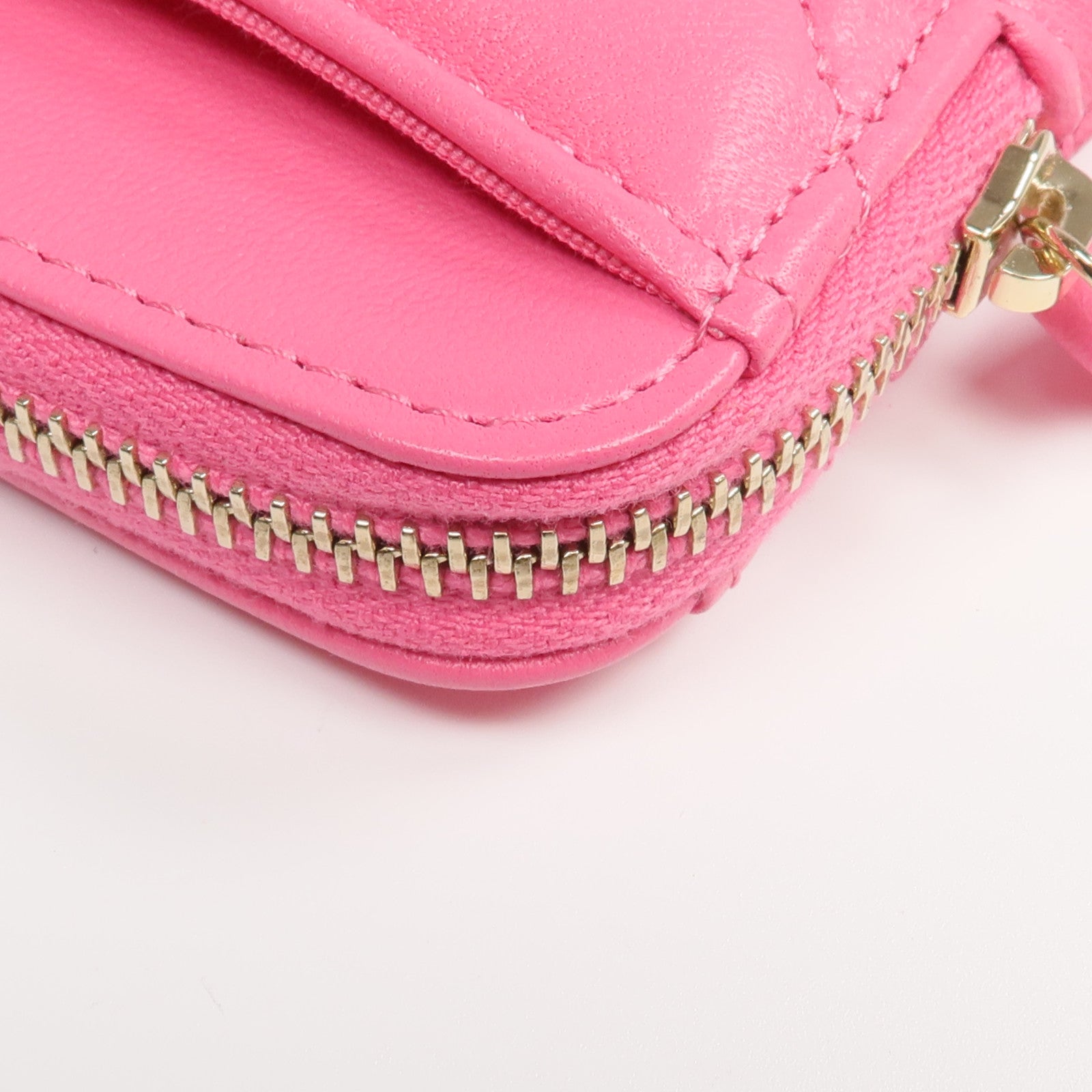CHANEL 羊皮皮革Card Case金扣卡片套