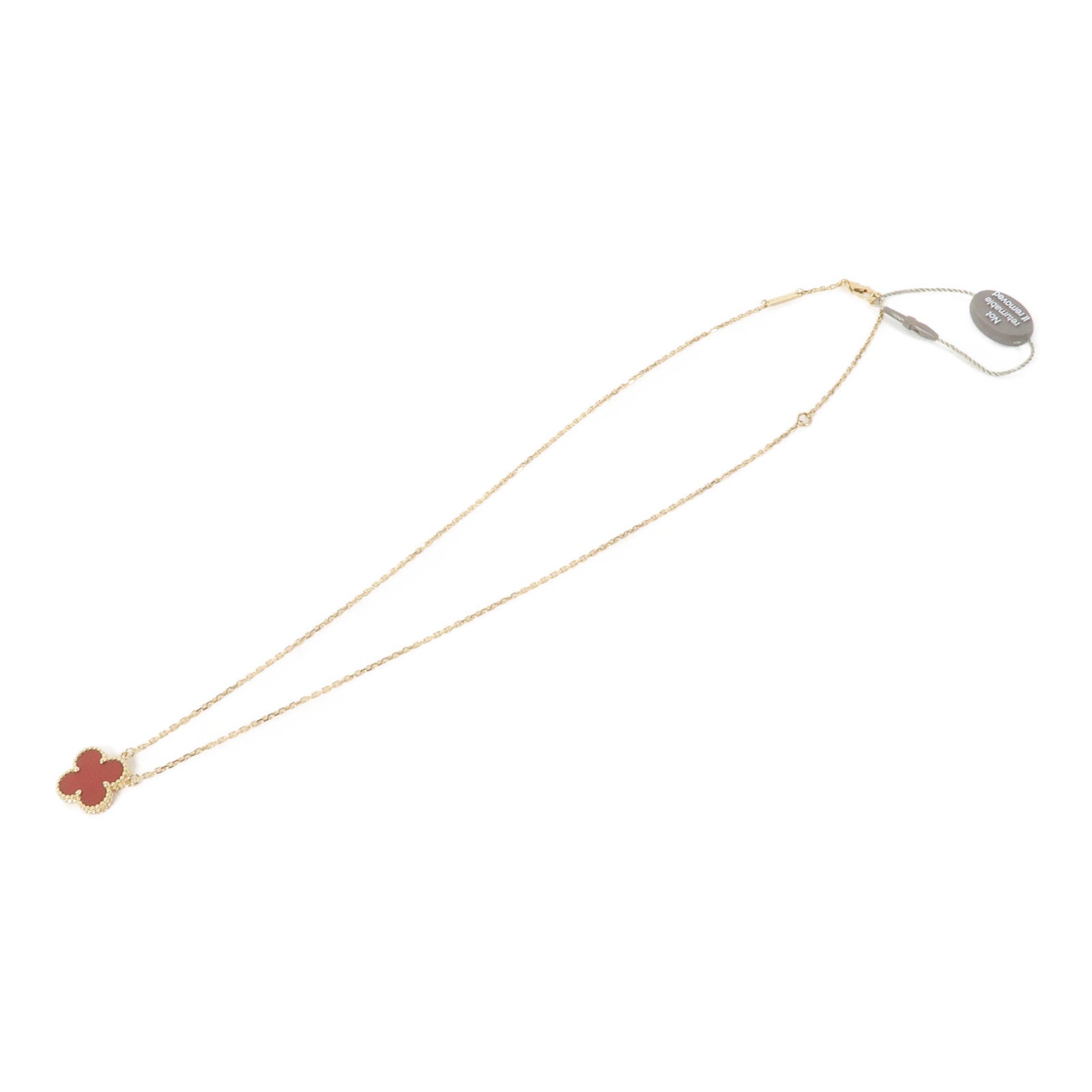 Van Cleef & Arpels 18黃金Necklace項鍊琥珀色