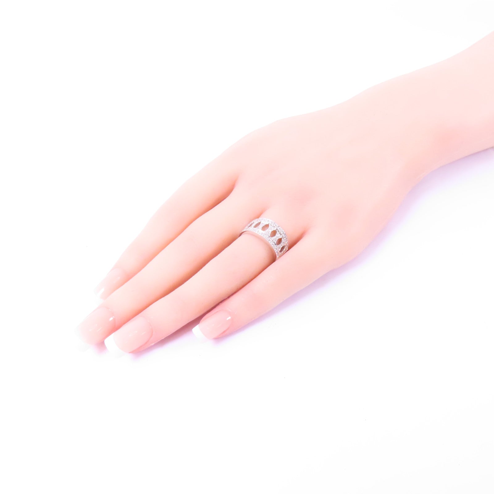 JEWELRY 18K白金Diamond Ring鑽石戒指US#7